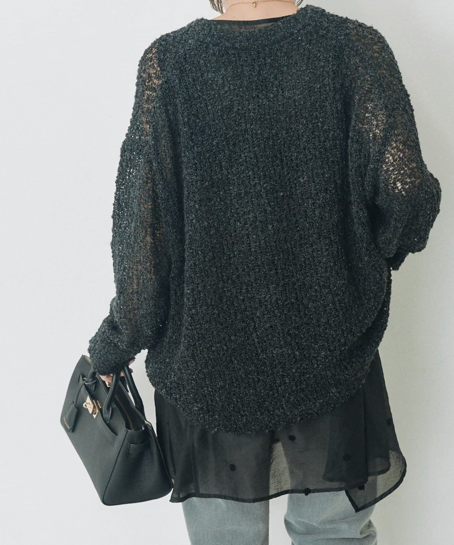RIVE DROITE(リヴドロワ) 【WEB限定】ドット刺繍シアーブラウス
