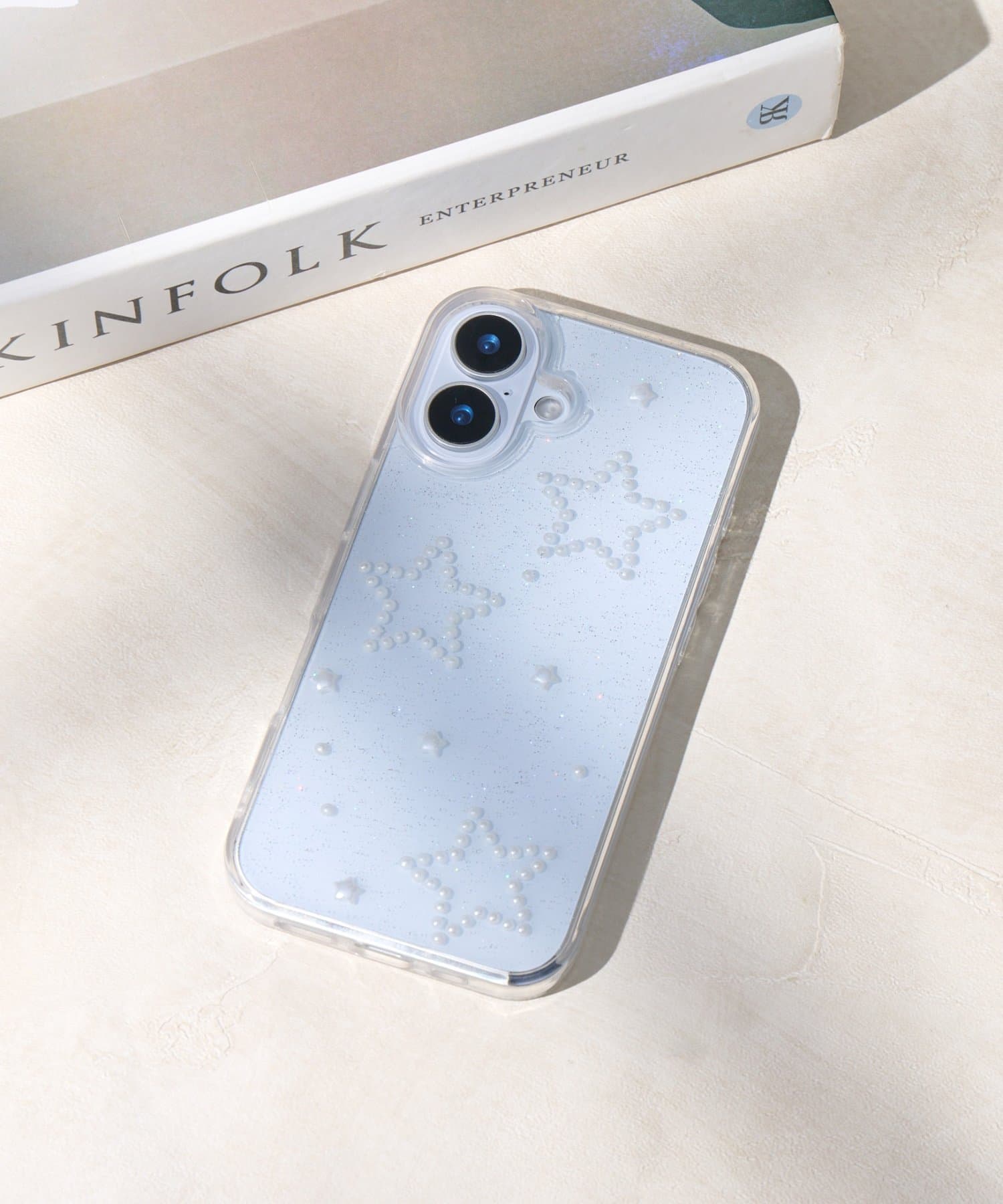 Lattice(ラティス) パールモチーフスマホケース(iPhone16)