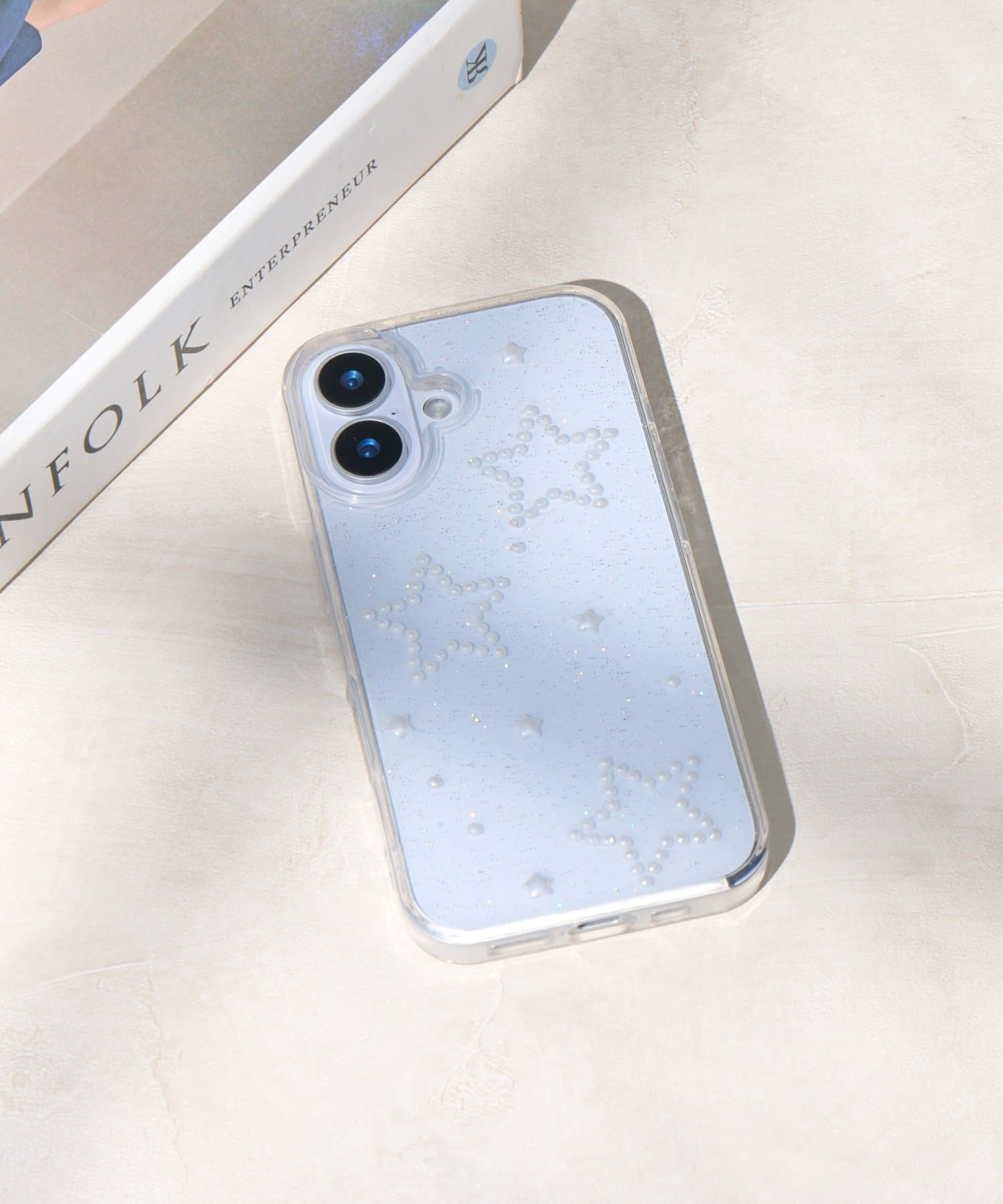 Lattice(ラティス) パールモチーフスマホケース(iPhone16)