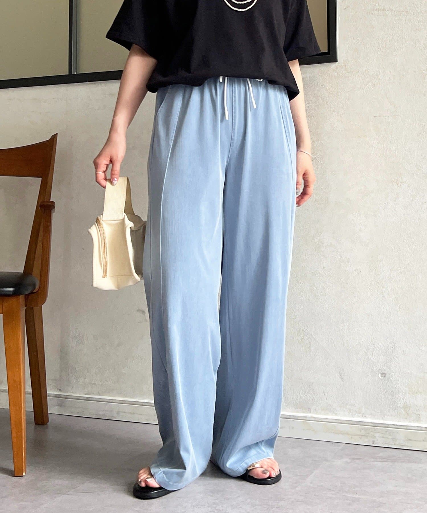 un dix cors(アンディコール) カットデニムパンツ