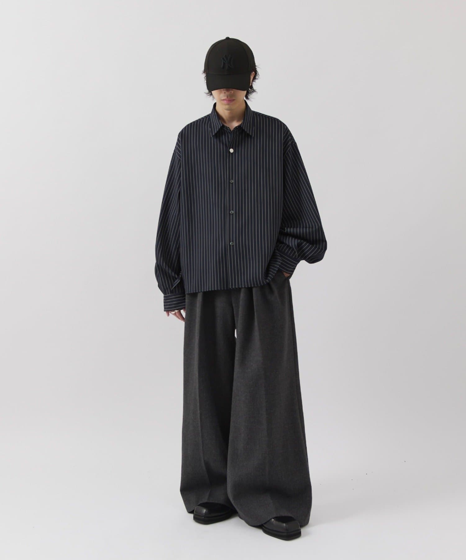 Lui's(ルイス) 【Neucon】クラシック2タックワイドレッグスラックスパンツ/セットアップ対応