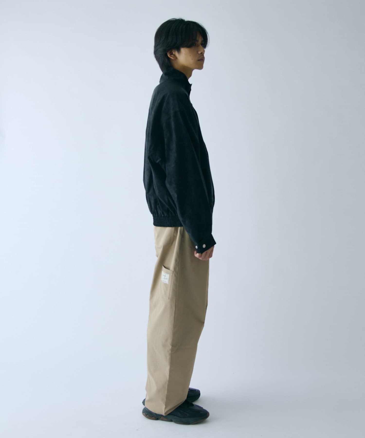 -goocy-(グーシー) ピーチレザースタンドブルゾン