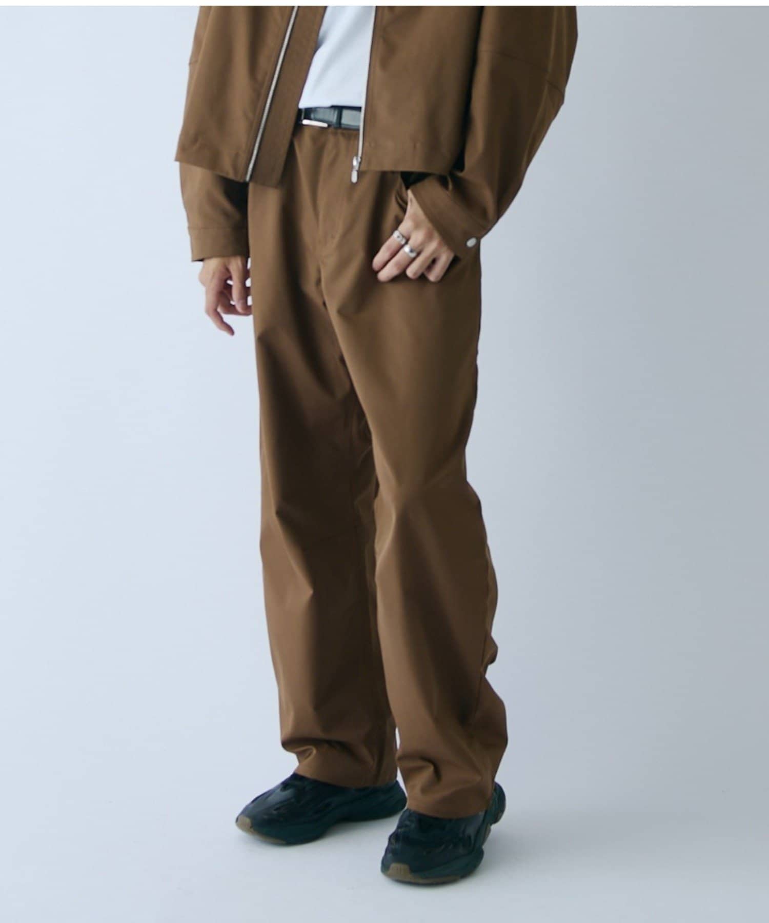 -goocy-(グーシー) ピーチツイルペインターカーブパンツ