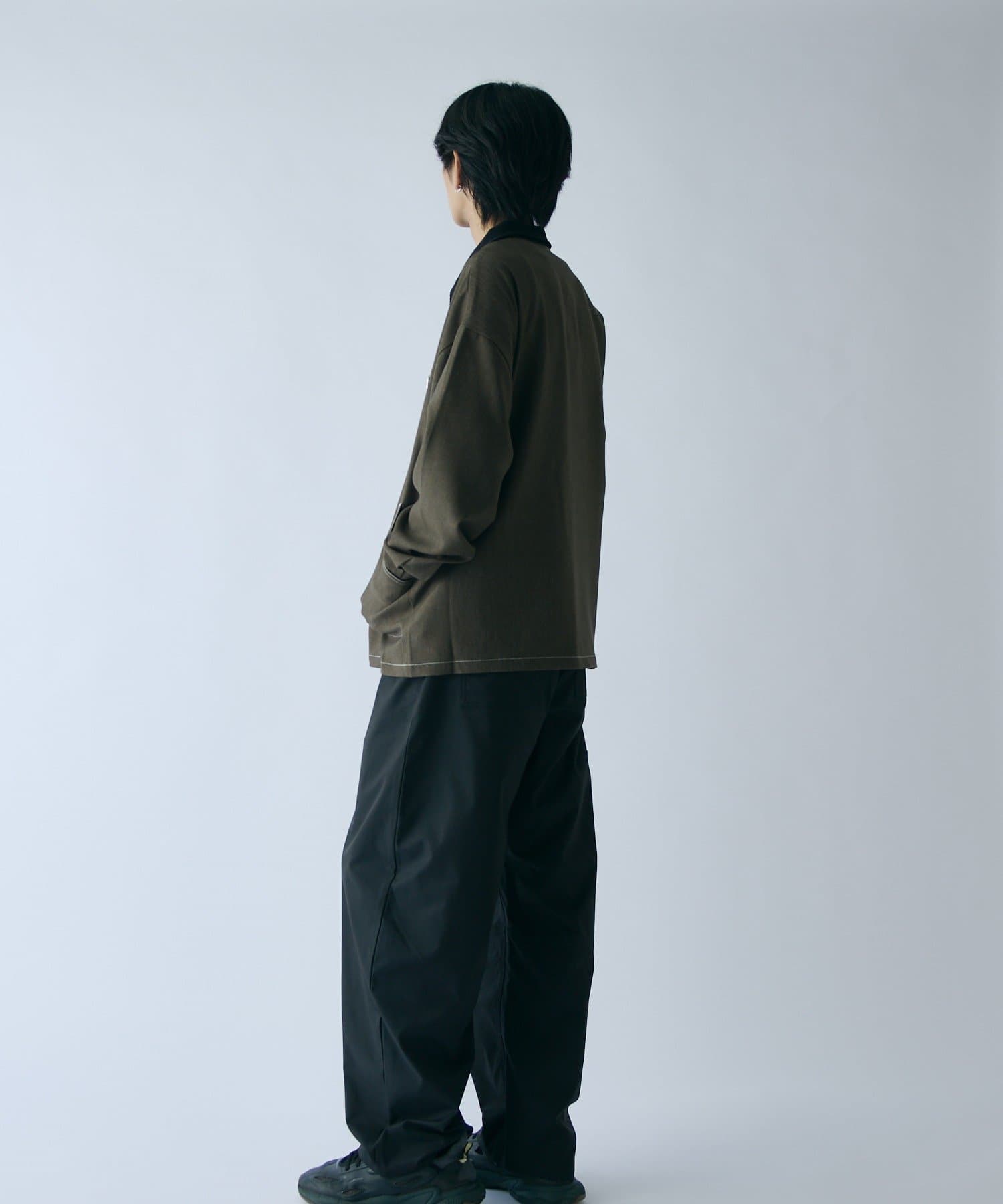 -goocy-(グーシー) ピーチツイルペインターカーブパンツ