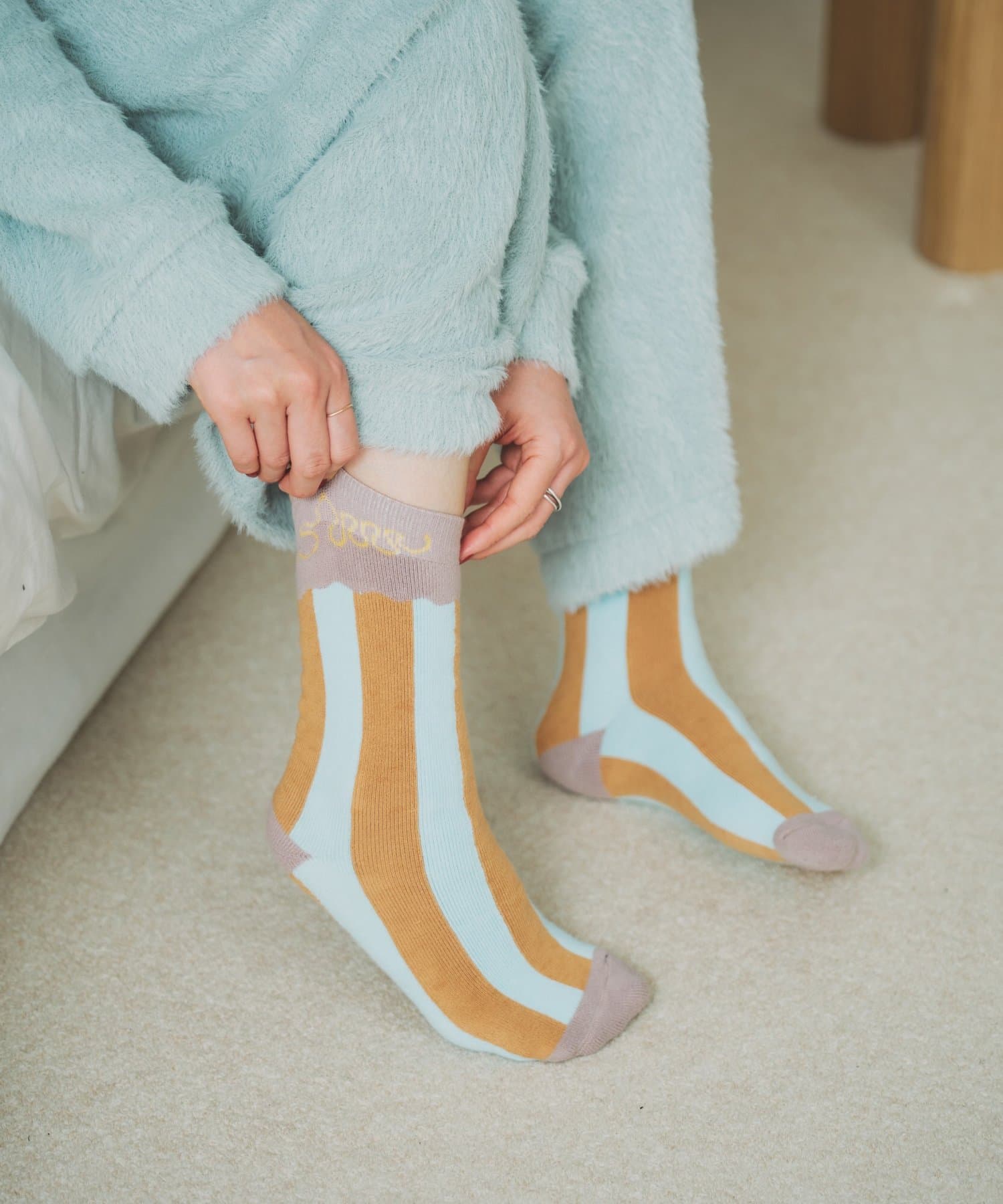 BIRTHDAY BAR(バースデイバー) SAHIR Stripe socks