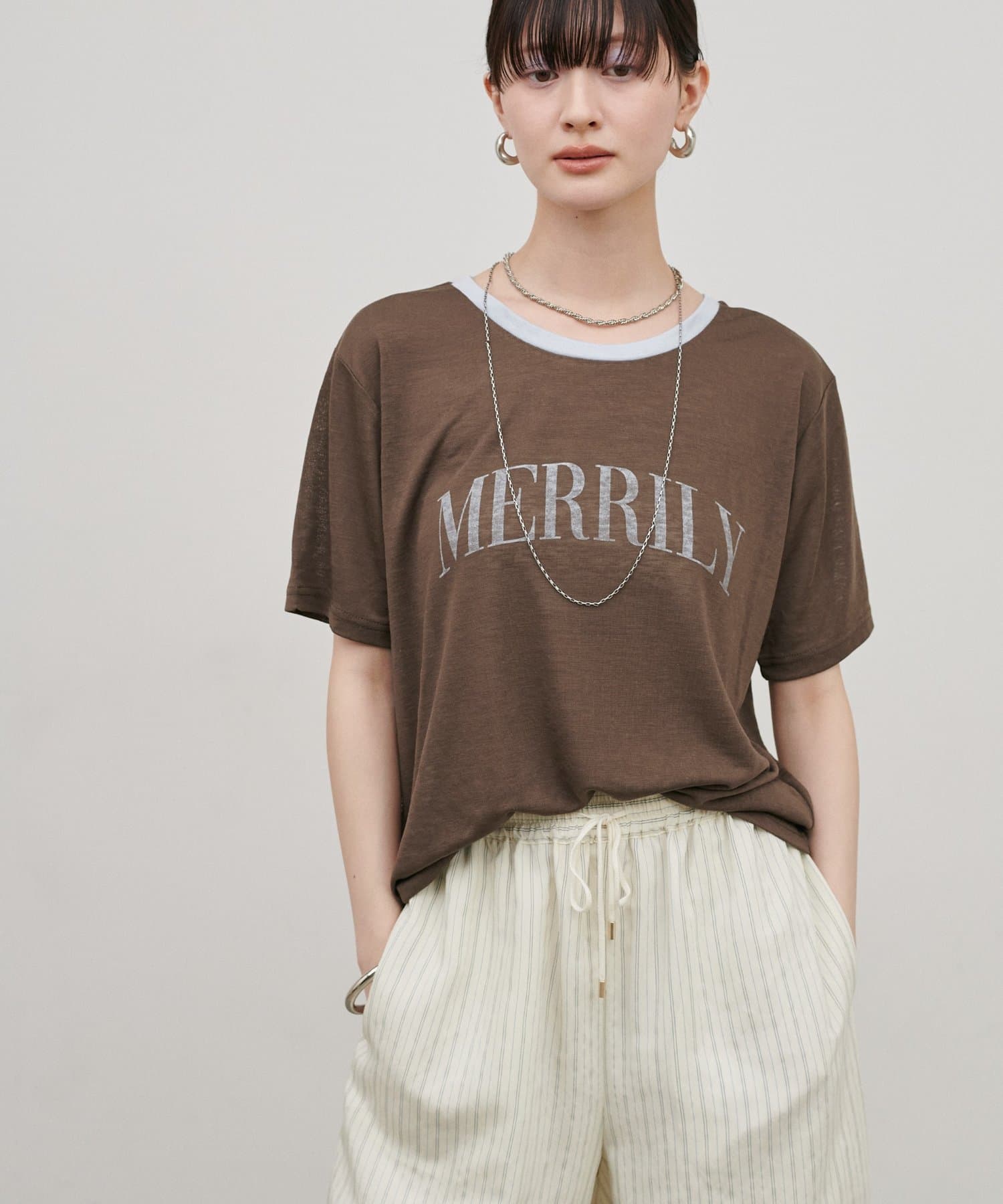 LARUTA(ラルータ) リンガーロゴTee