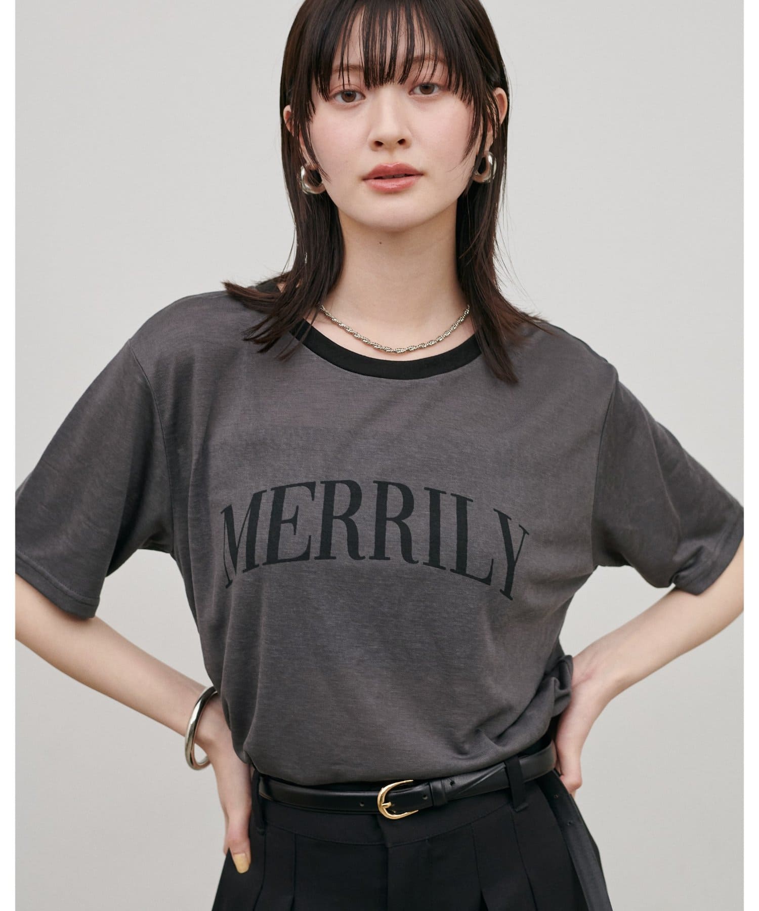 LARUTA(ラルータ) リンガーロゴTee