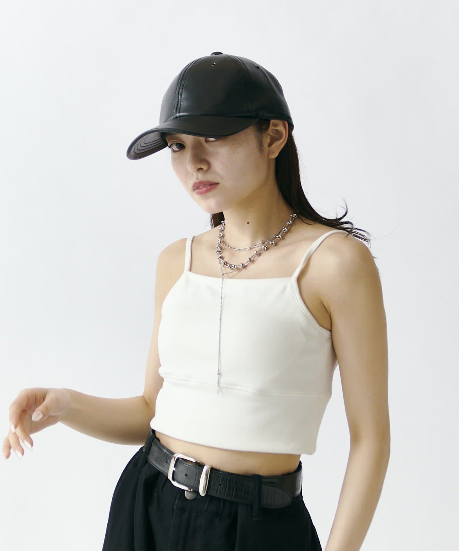 CPH Exclusive / シンセティックレザー キャップ | Lui's(ルイス
