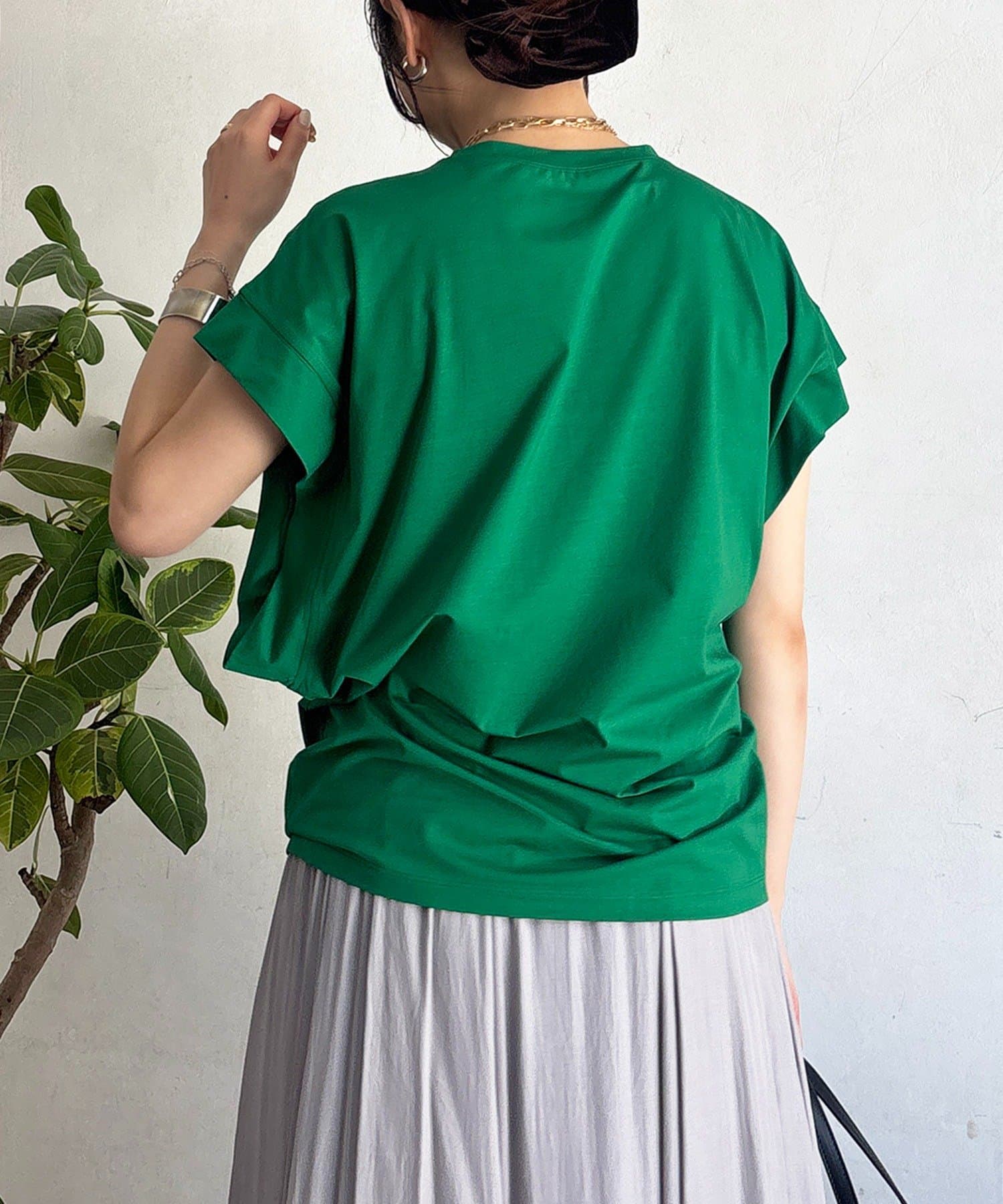 un dix cors(アンディコール) メタリックプリントTEE