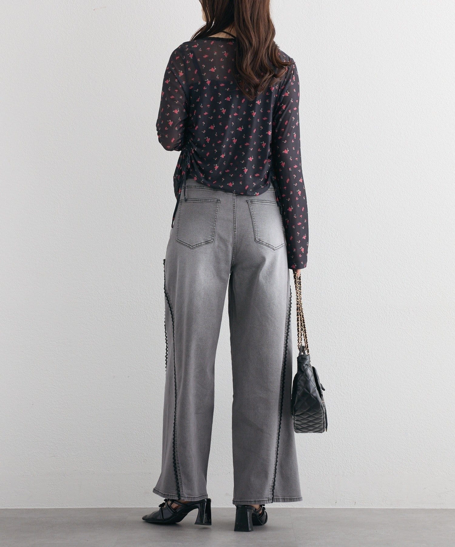 NICE CLAUP / OLIVE des OLIVE OUTLET(ナイスクラップ  / オリーブ デ オリーブ アウトレット) 【one after another】ビスチェsetドロストカーディガン