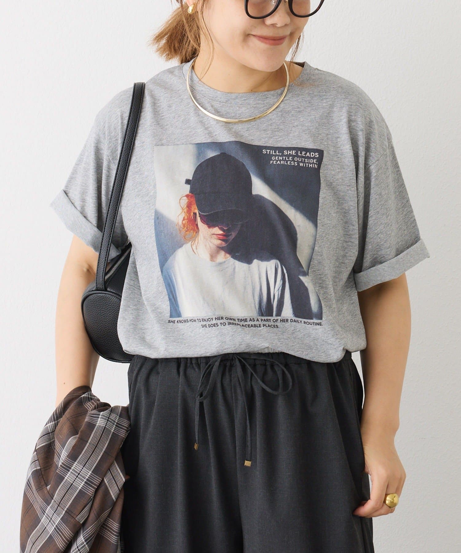 PUAL CE CIN(ピュアルセシン) レディーフォトプリントTシャツ