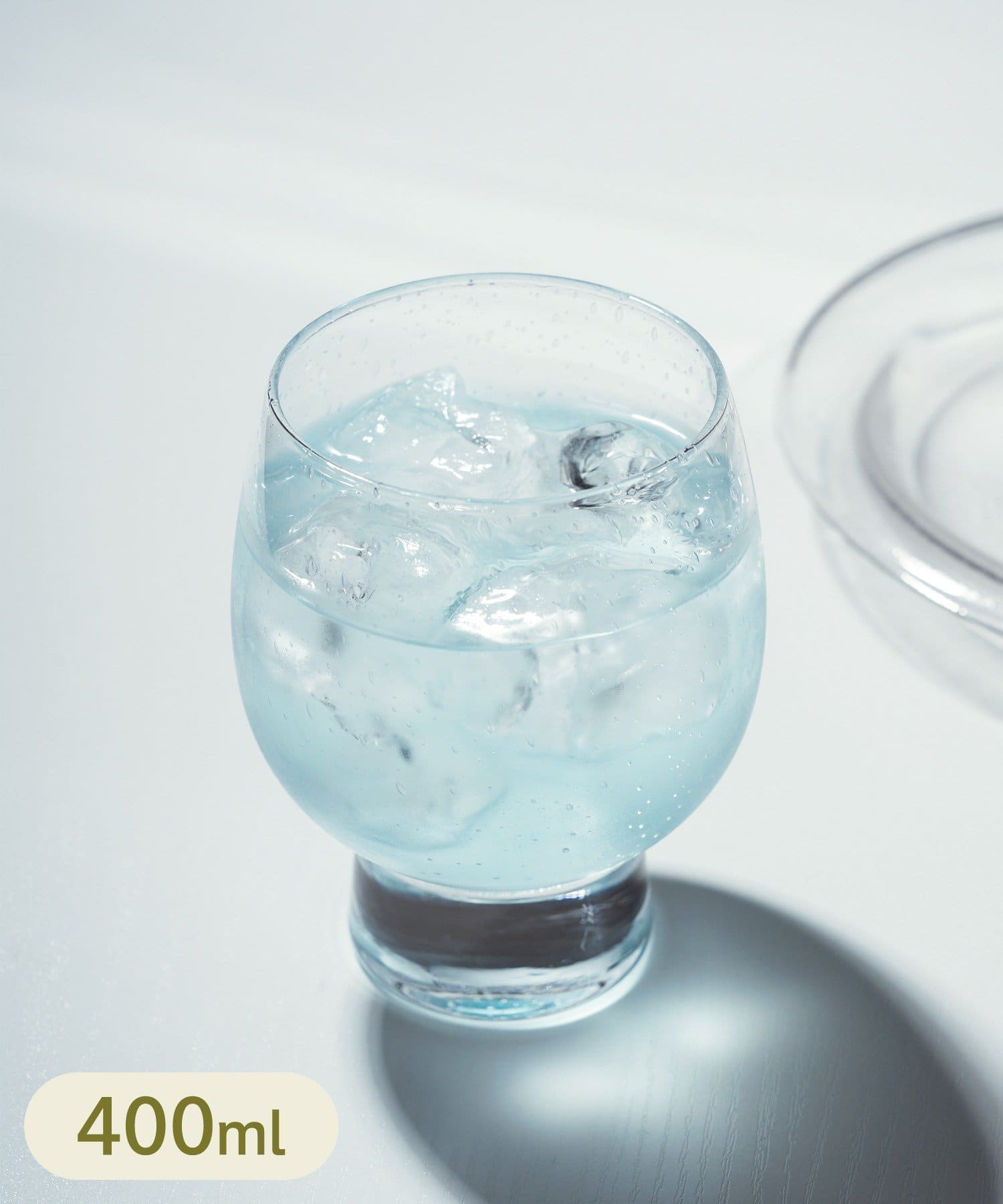 3COINS(スリーコインズ) 脚付きグラス：400ml