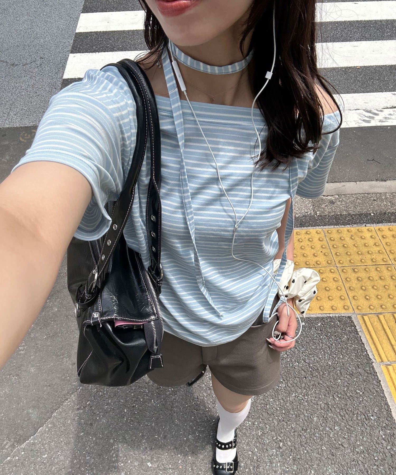 CIAOPANIC(チャオパニック) 【WEB限定】チョーカーセットボーダーTEE