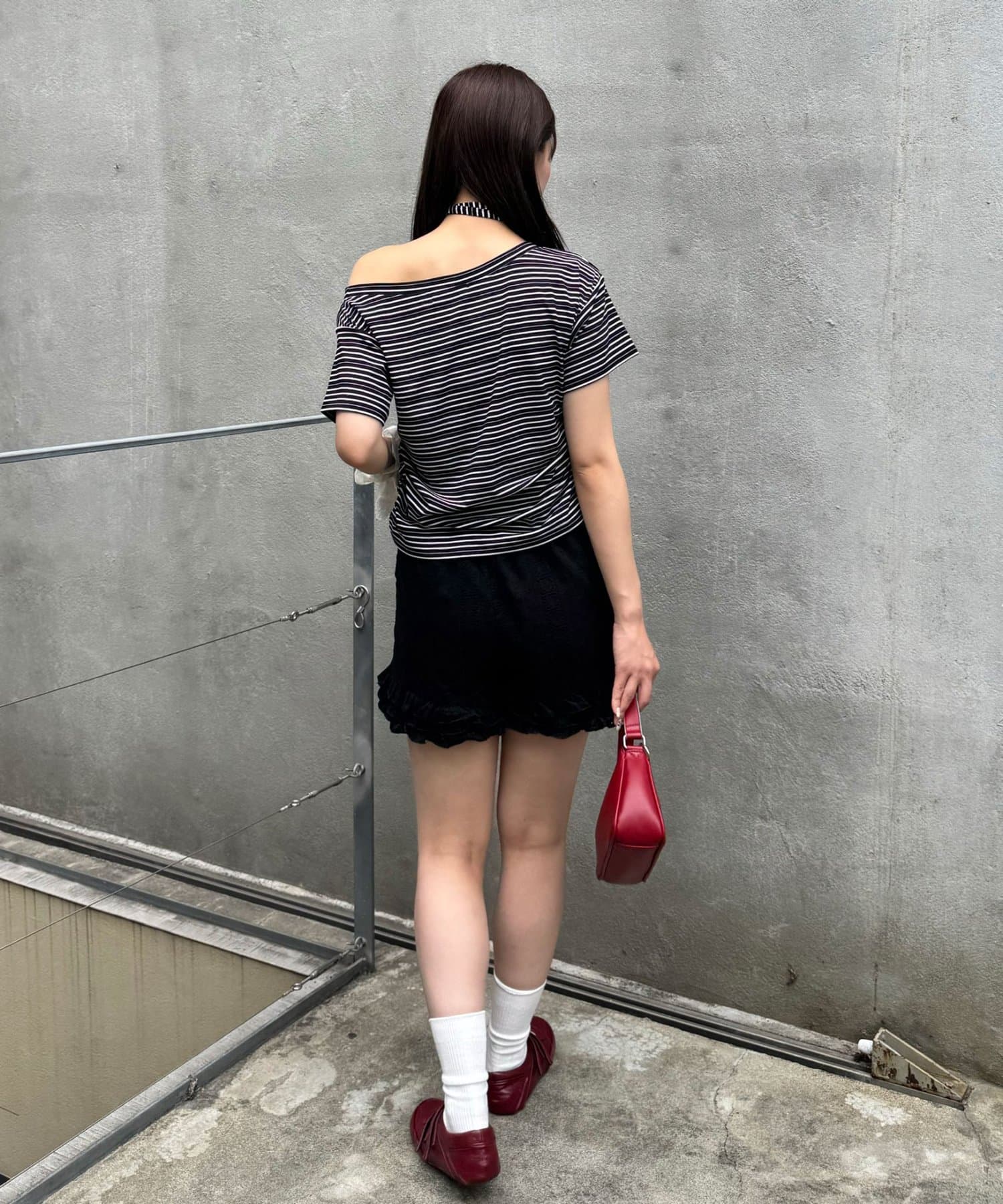 CIAOPANIC(チャオパニック) 【WEB限定】チョーカーセットボーダーTEE