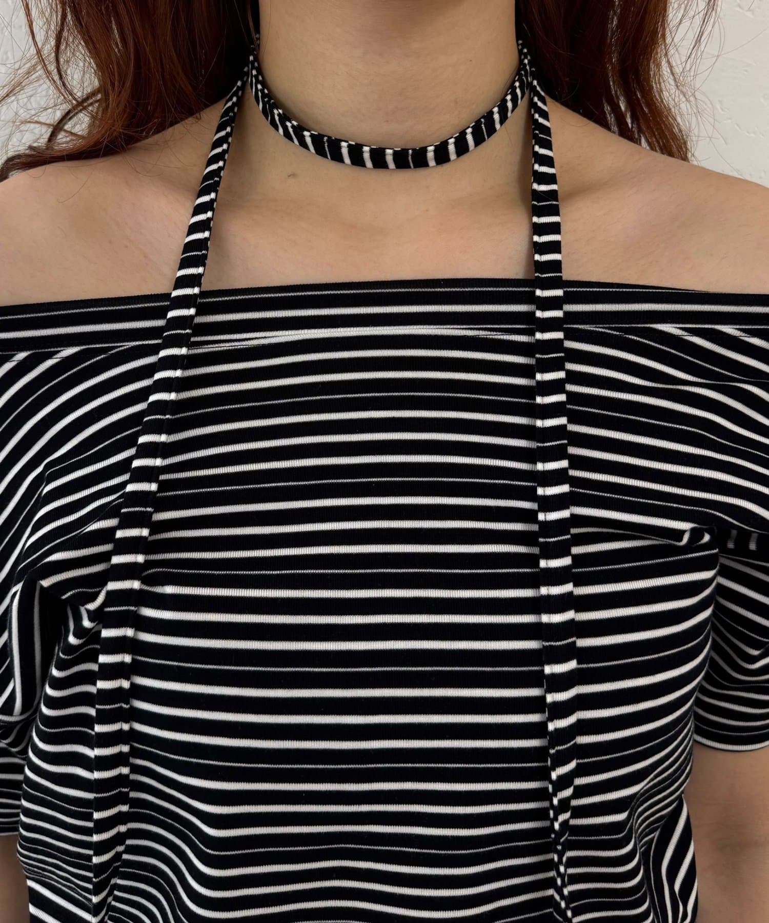 CIAOPANIC(チャオパニック) 【WEB限定】チョーカーセットボーダーTEE