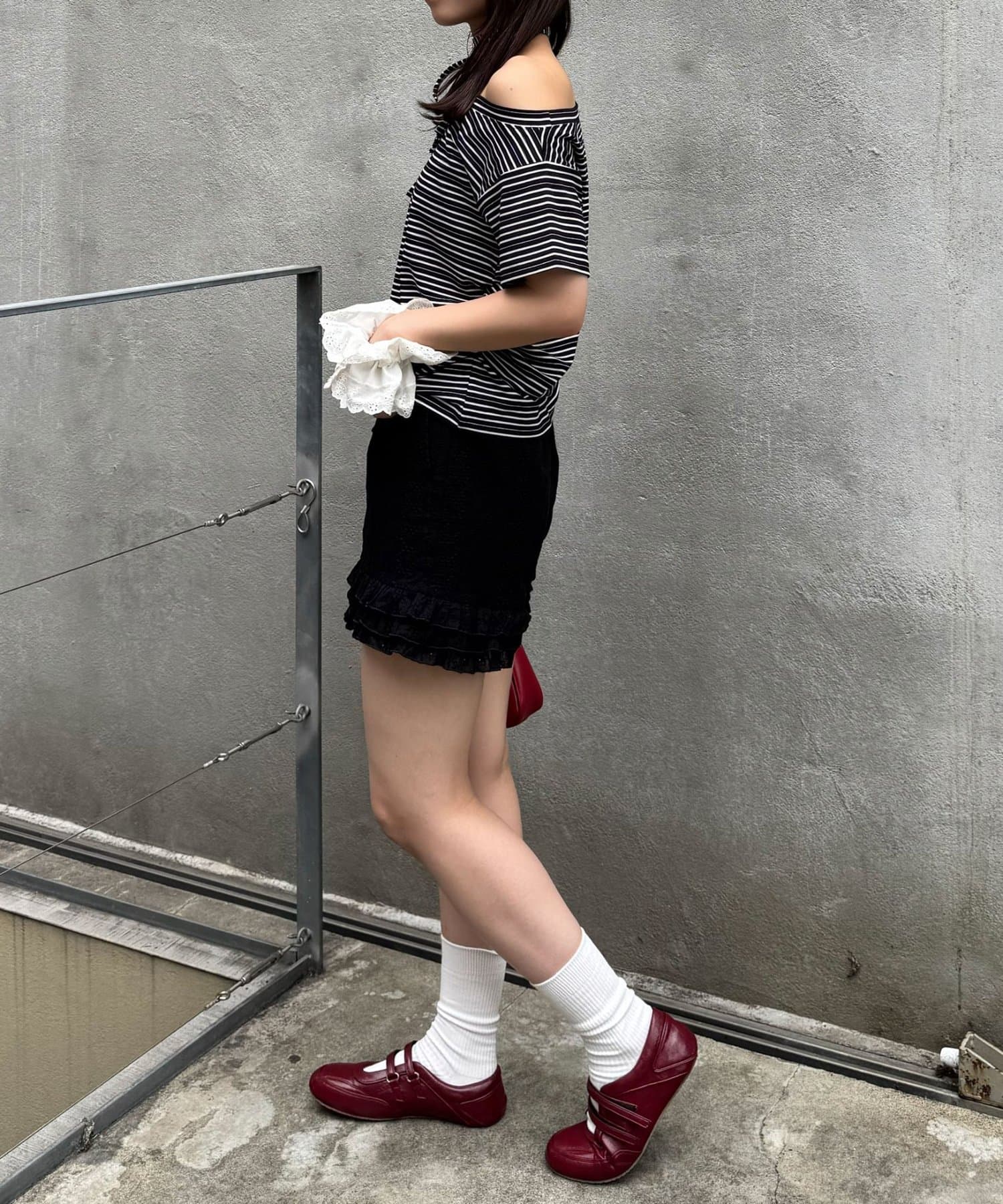 CIAOPANIC(チャオパニック) 【WEB限定】チョーカーセットボーダーTEE