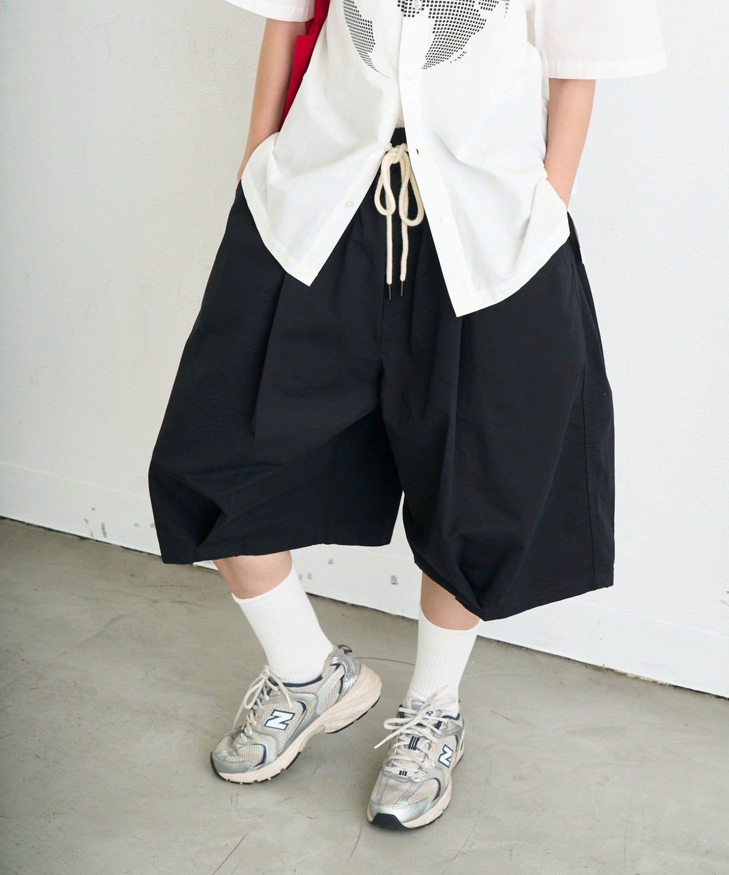 CIAOPANIC TYPY(チャオパニックティピー) タックハーフボリュームワイドパンツ/WEB限定カラー・サイズあり