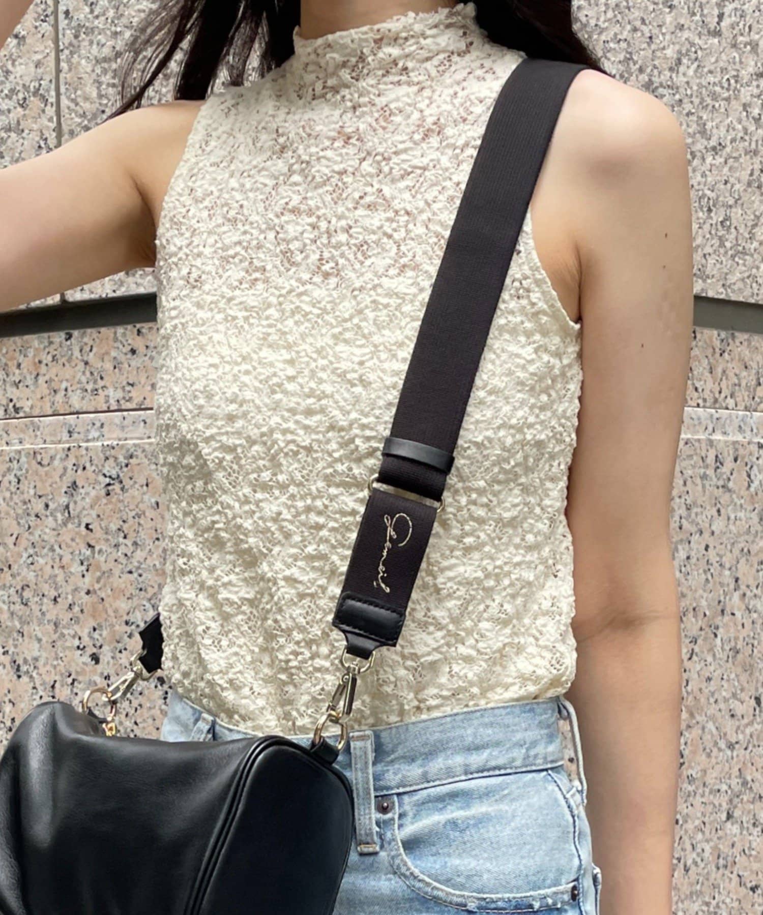 gemeil(ジェムイル) ロゴ刺繍ストラップ(CE-1816)