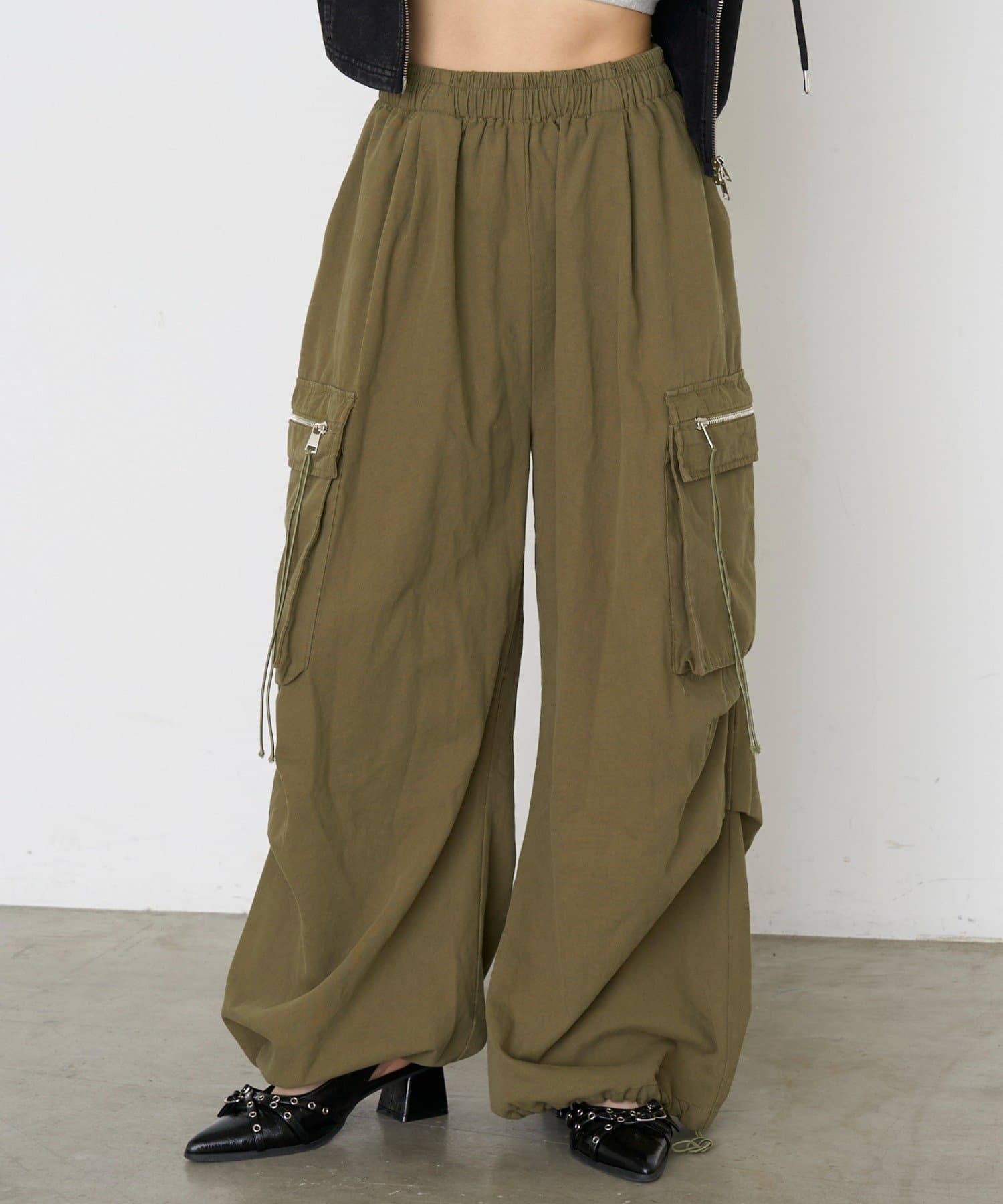 RAY CASSIN(レイカズン) ルーズワイドカーゴパンツ