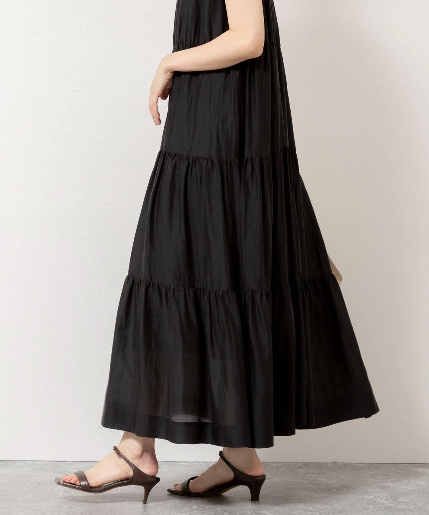 NOLLEY'S(ノーリーズ) 【一部WEB限定カラー】ウォッシャブルシアーローンティアード2WAYワンピース
