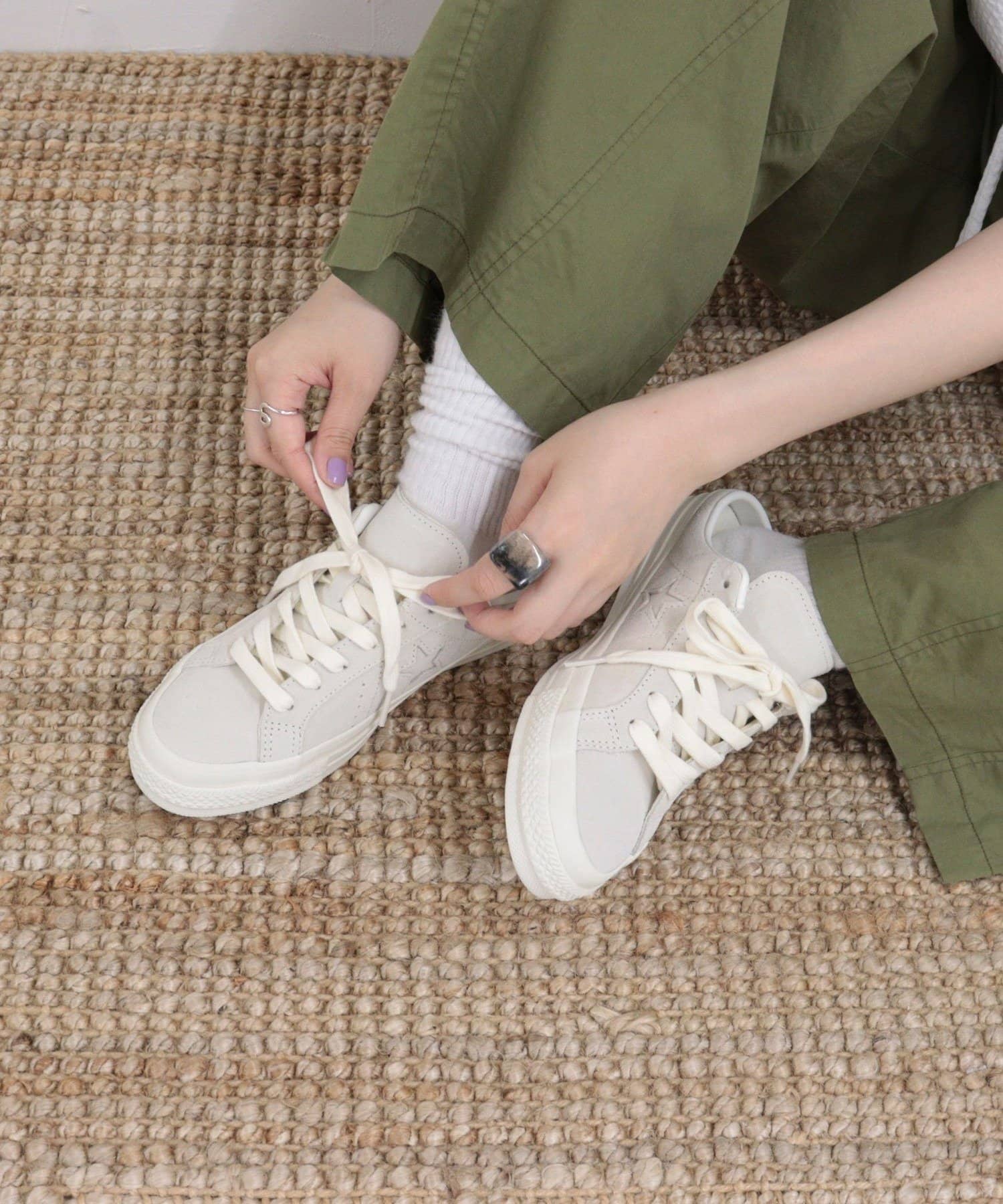 FREDY & GLOSTER(フレディ アンド グロスター) 【CONVERSE/コンバース】ワンスタースエードミュール