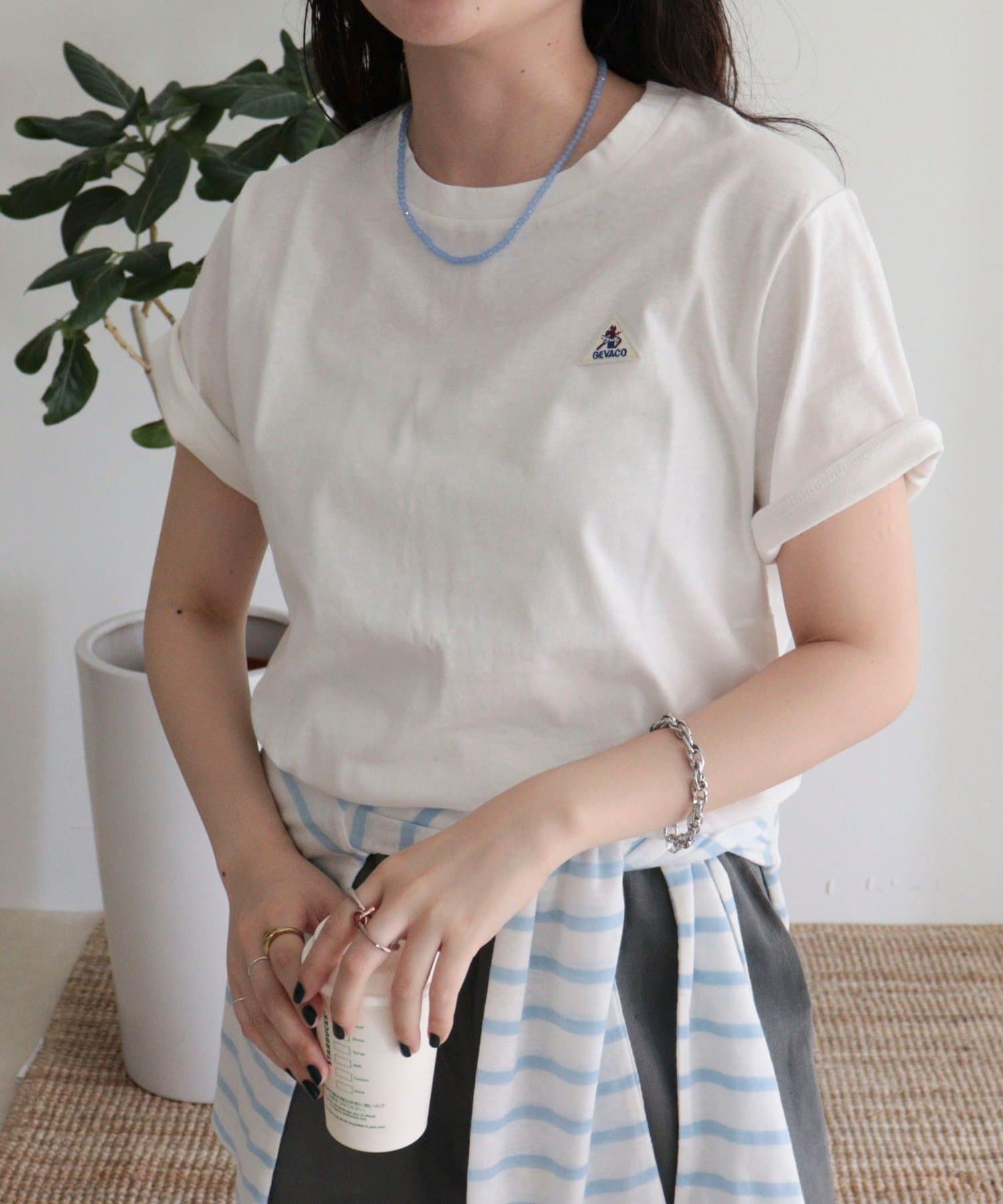FREDY & GLOSTER(フレディ アンド グロスター) 【GEVACO/ゲバコ】リネンバスクTシャツ