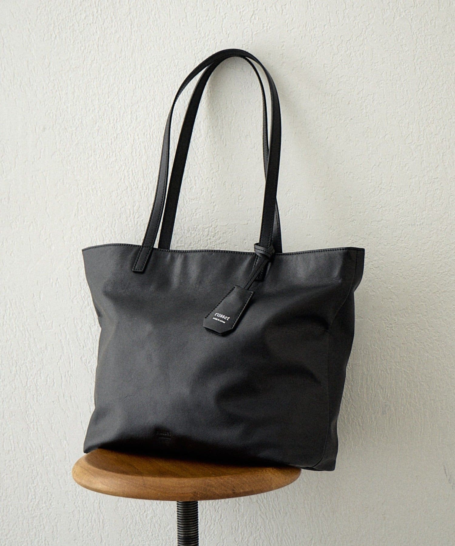 russet(ラシット) 三層レザーシンプルトートバッグ