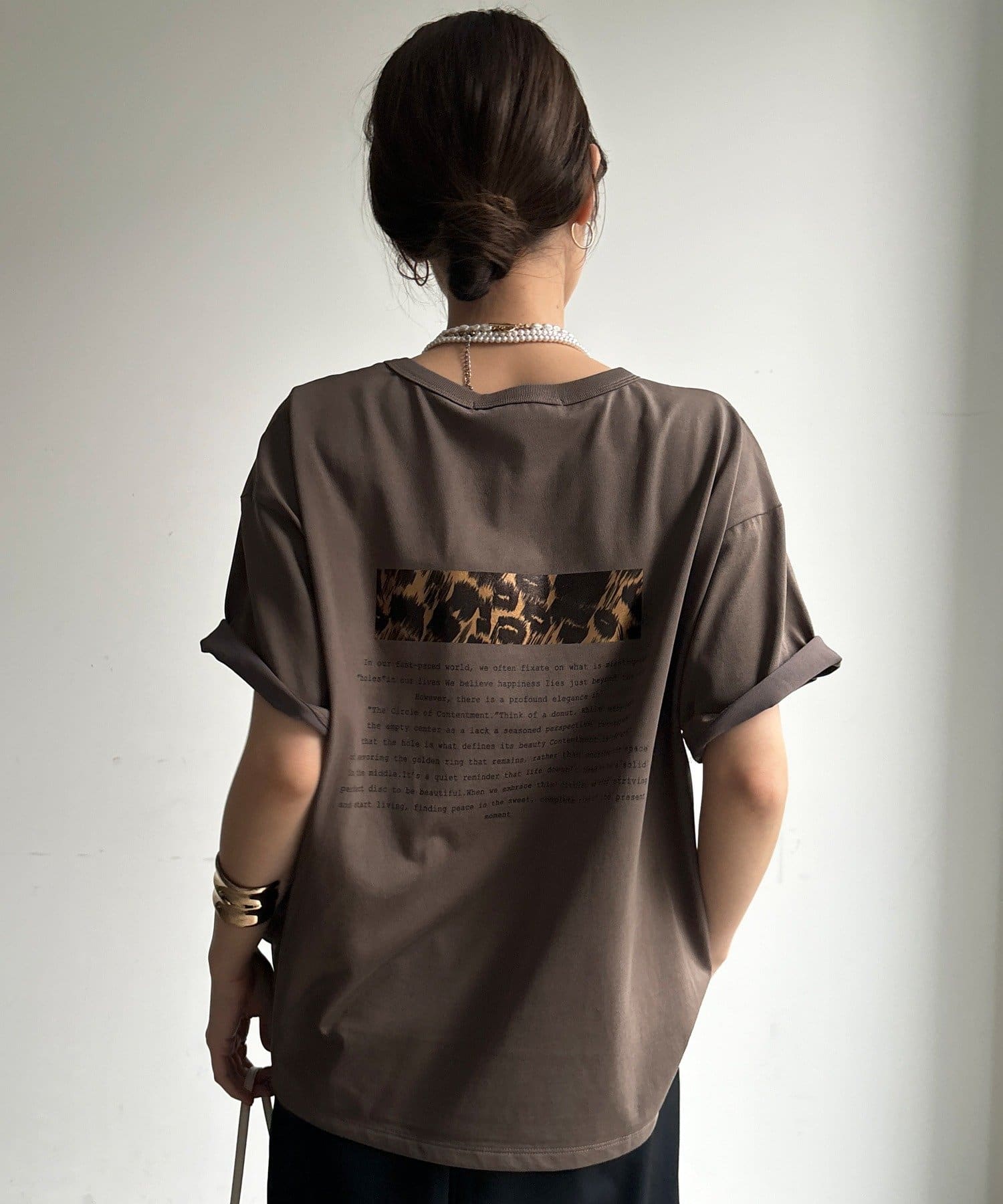 DOUDOU(ドゥドゥ) 【WEB限定】Column TEE