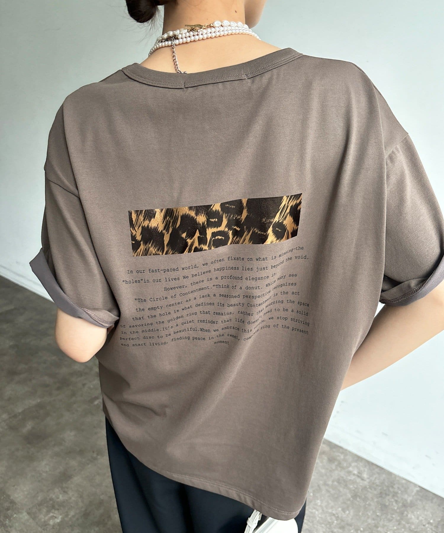DOUDOU(ドゥドゥ) 【WEB限定】Column TEE
