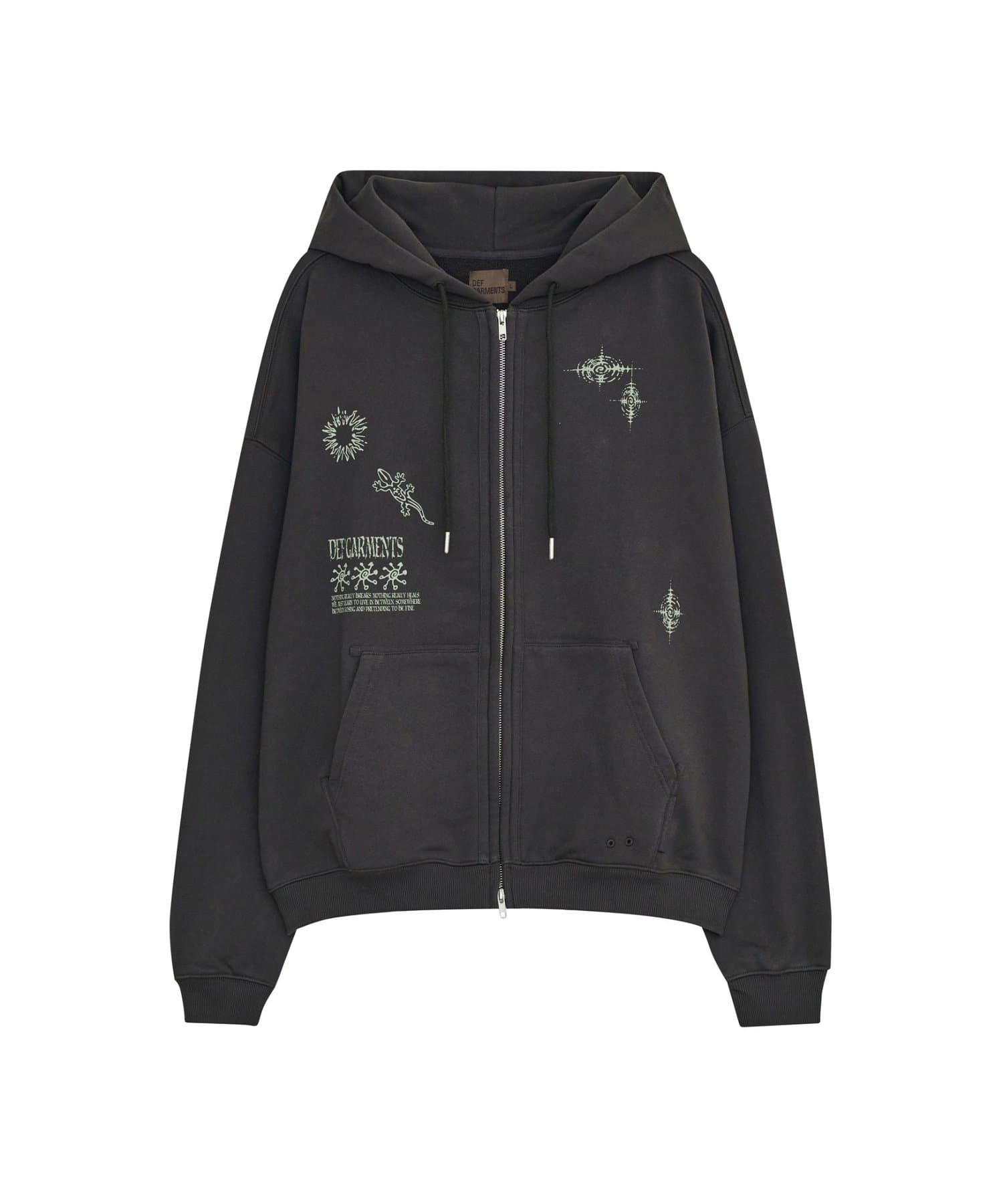 OUTLET(アウトレット) 【Ciaopanic】LIZARD DOODLE HOOD ZIP UP