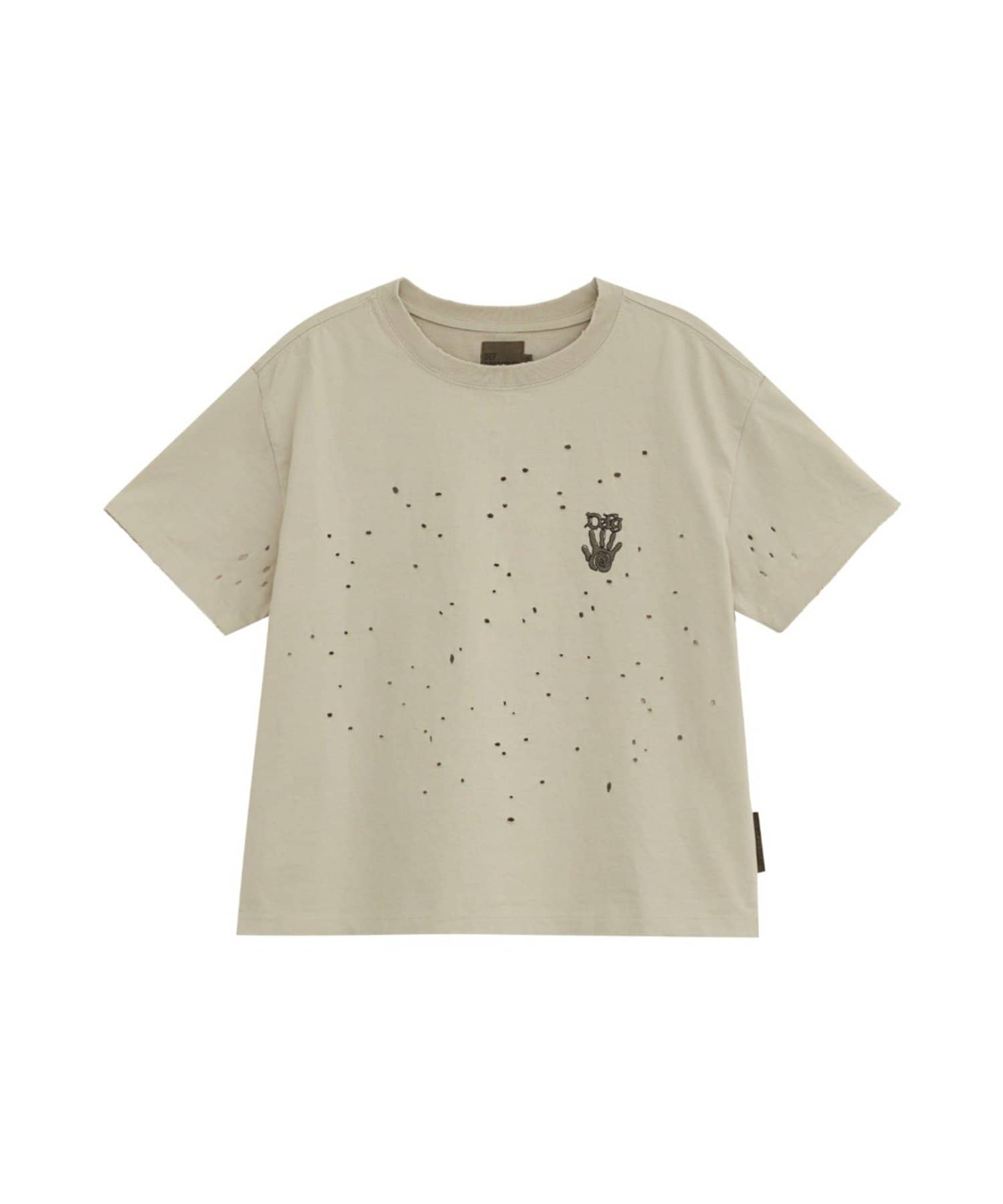 OUTLET(アウトレット) 【Ciaopanic】FINGERPRINT DEMAGED T-SH