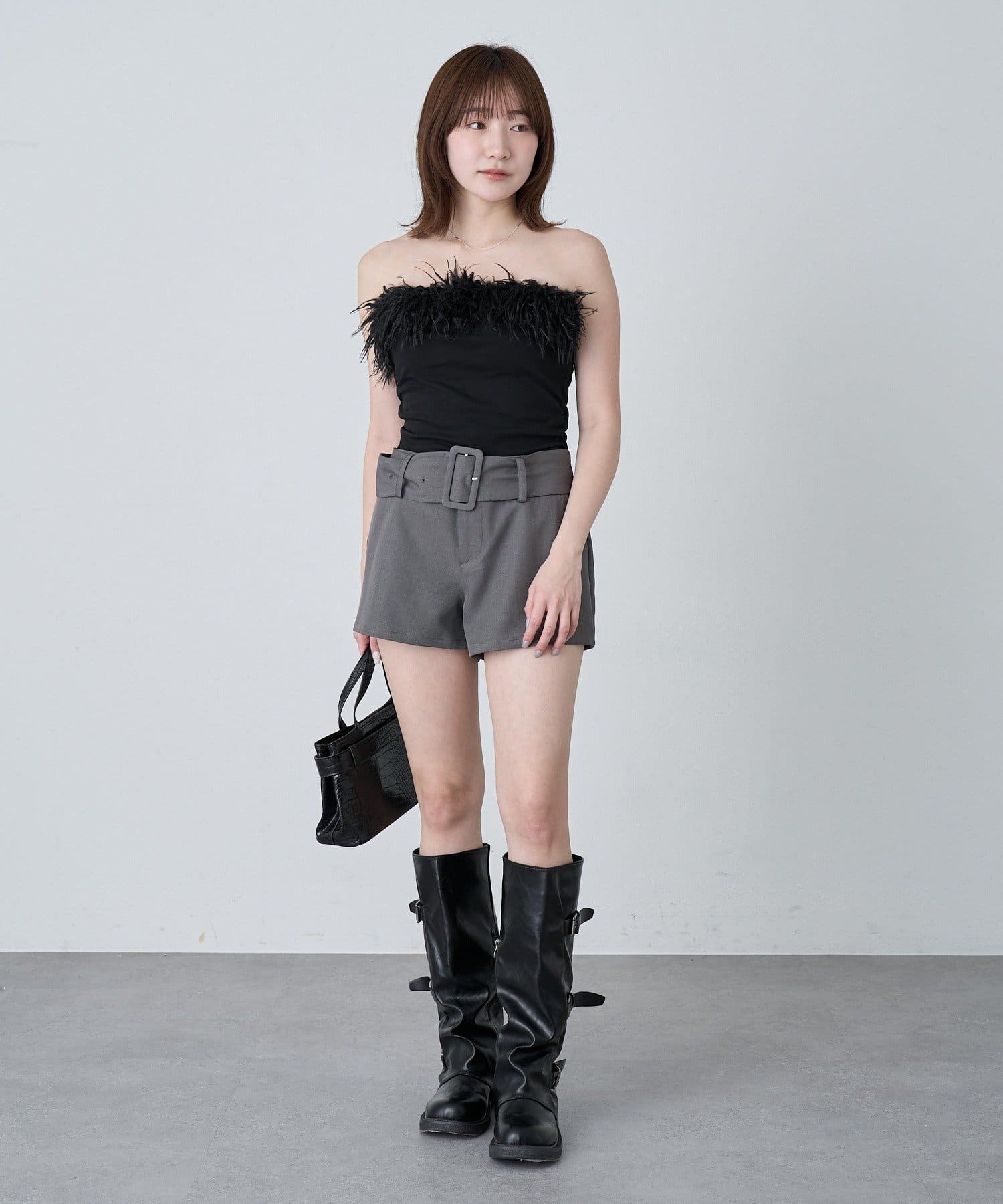 OUTLET(アウトレット) 【mline】ファーノースリ