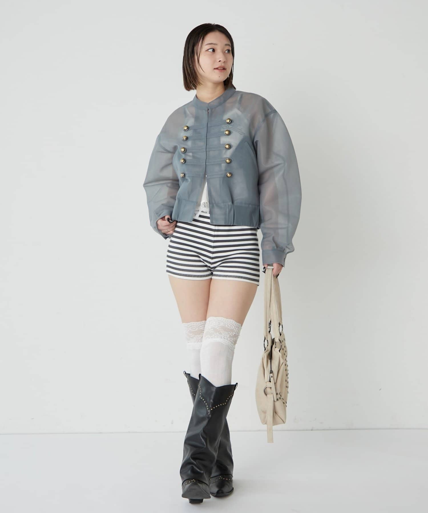 OUTLET(アウトレット) 【WHO'S WHO gallery】シアーナポレオンブルゾン