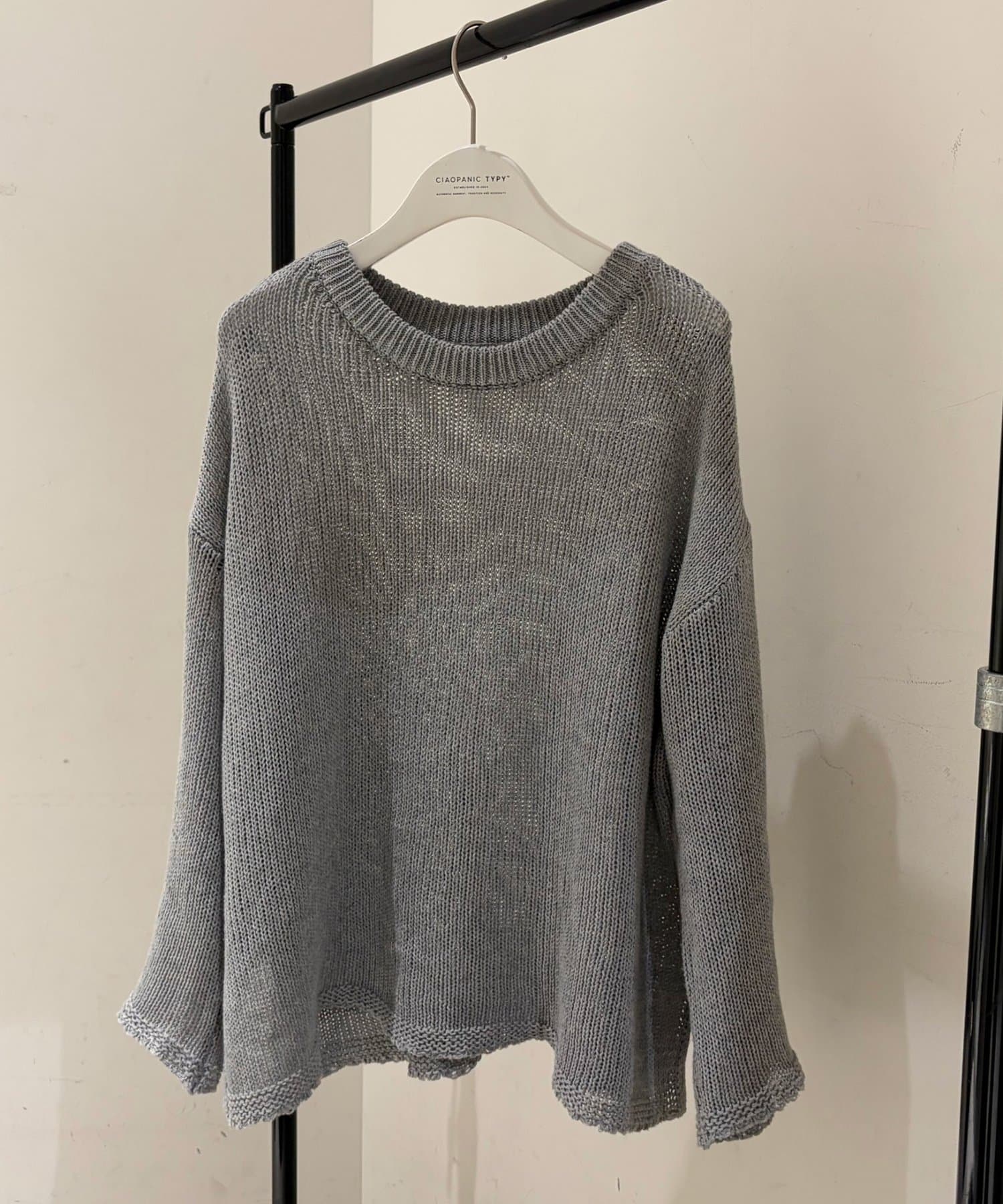 OUTLET(アウトレット) 【CIAOPANIC TYPY】コットンシアールーズニット
