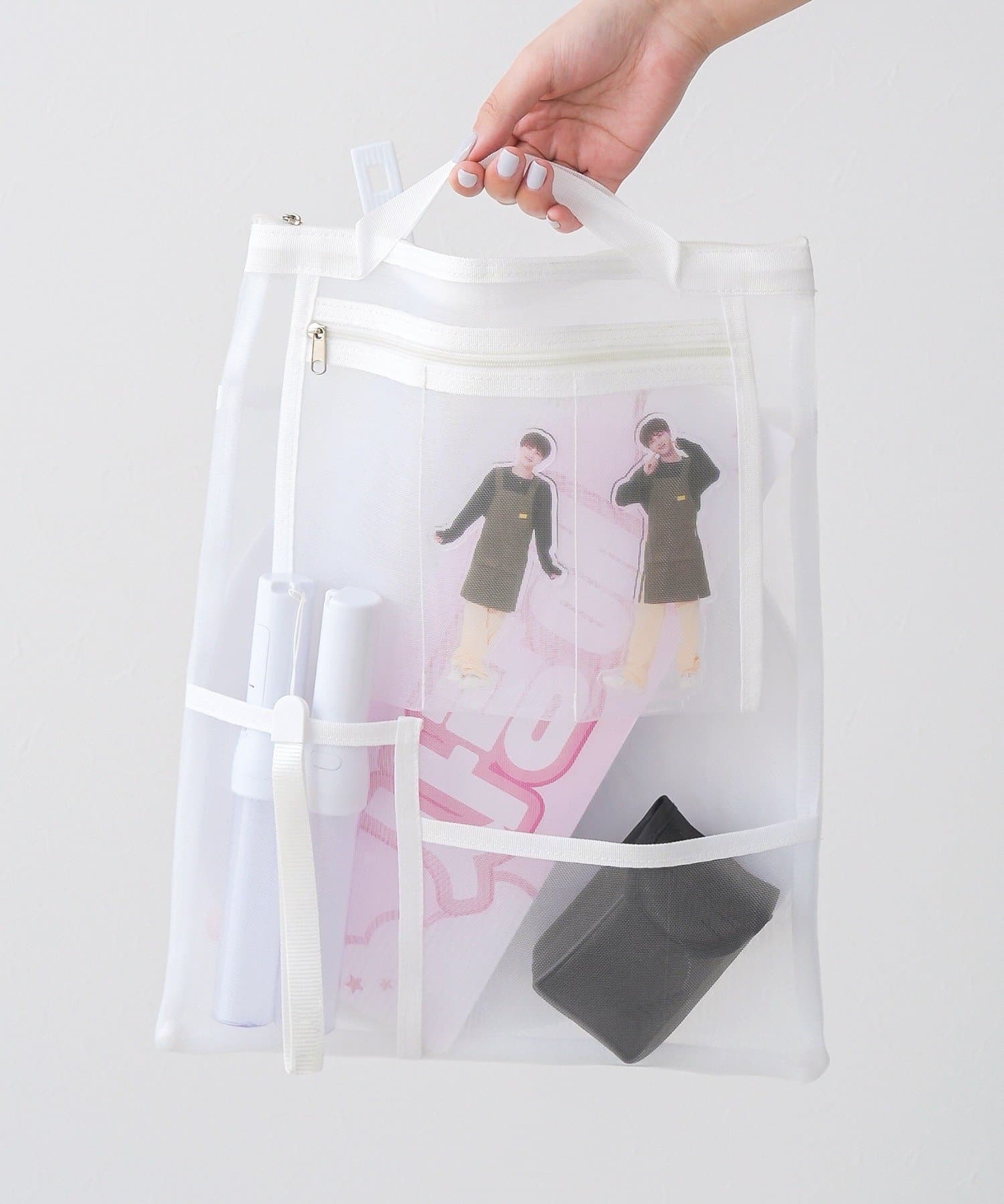 3COINS(スリーコインズ) 《7/10より順次発売》推し活standard BAGinBAG