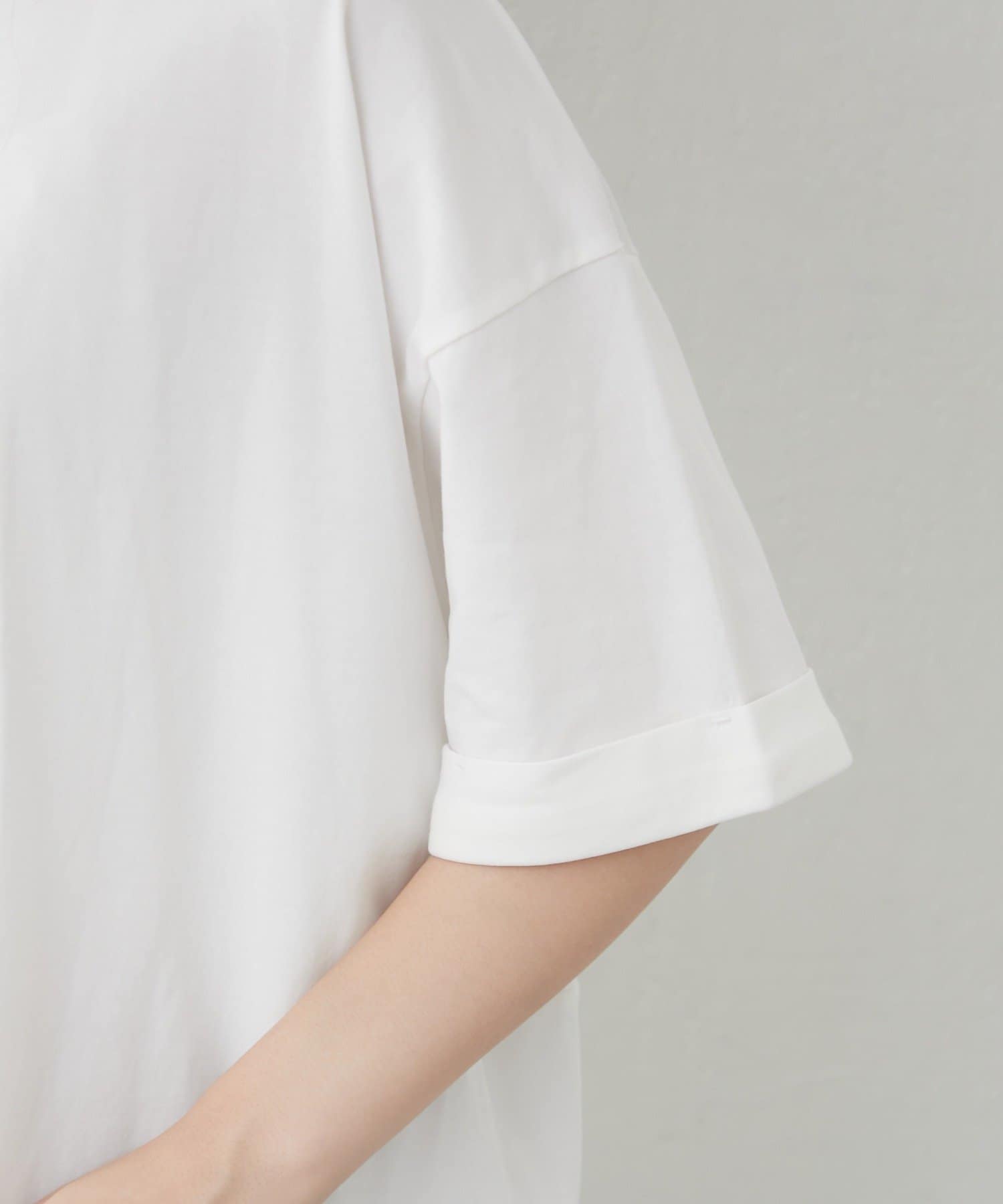 Remind me and forever(リマインドミーアンドフォーエバー) 【接触冷感】バック切替コクーンＴシャツ