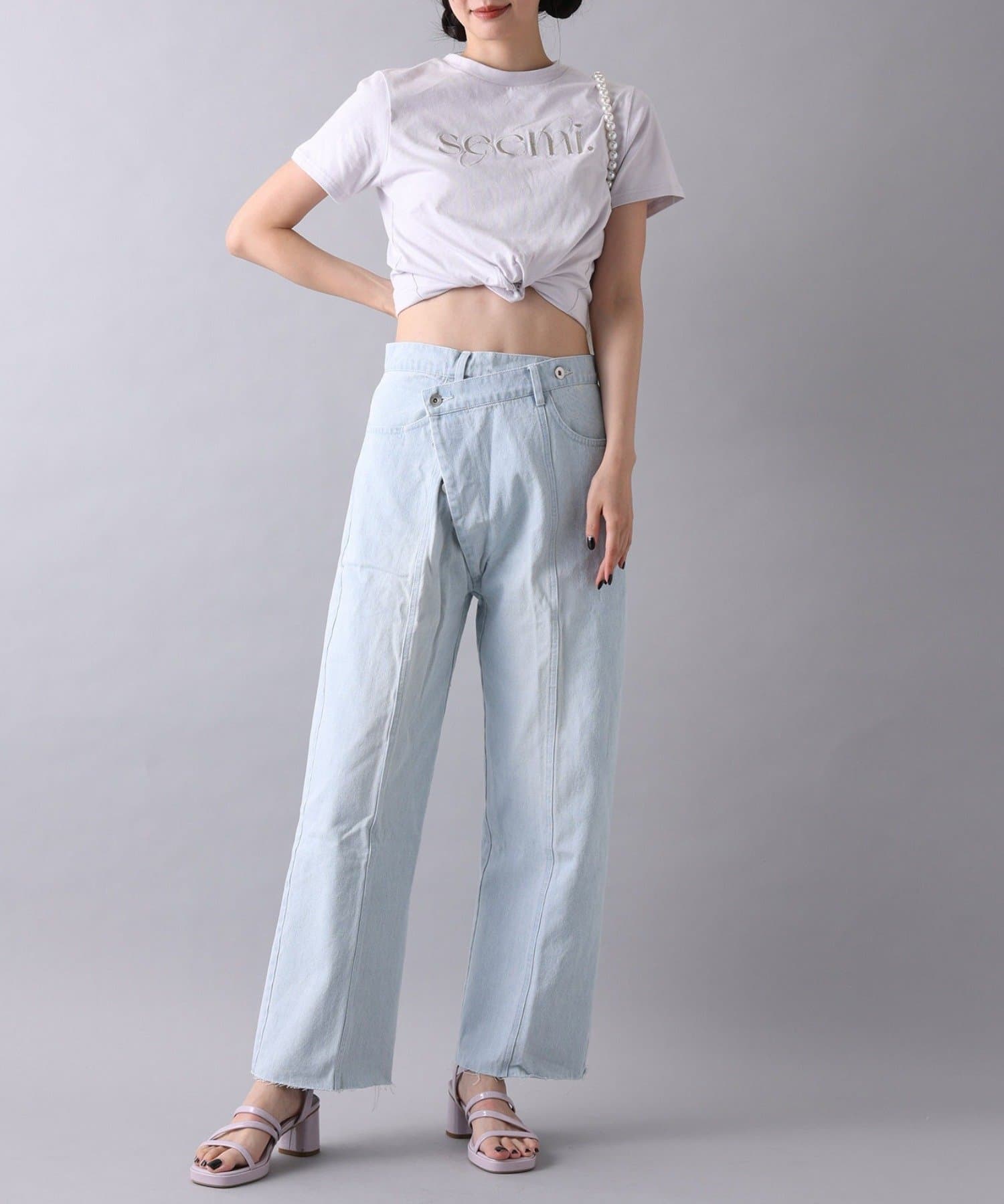 NICE CLAUP / OLIVE des OLIVE OUTLET(ナイスクラップ  / オリーブ デ オリーブ アウトレット) 【Seemi.】デニムパンツ