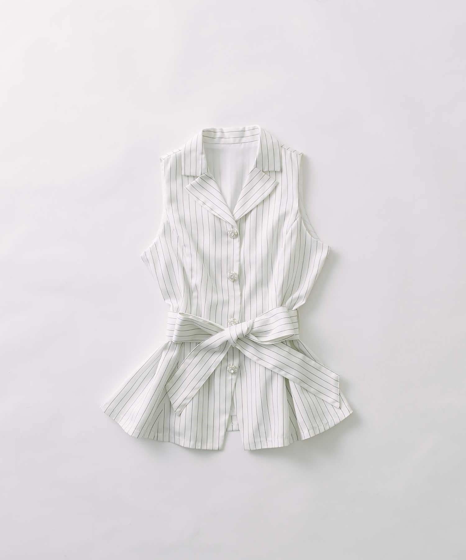 Belle Charme(ベルシャルム) Ribbon Belt Jacket