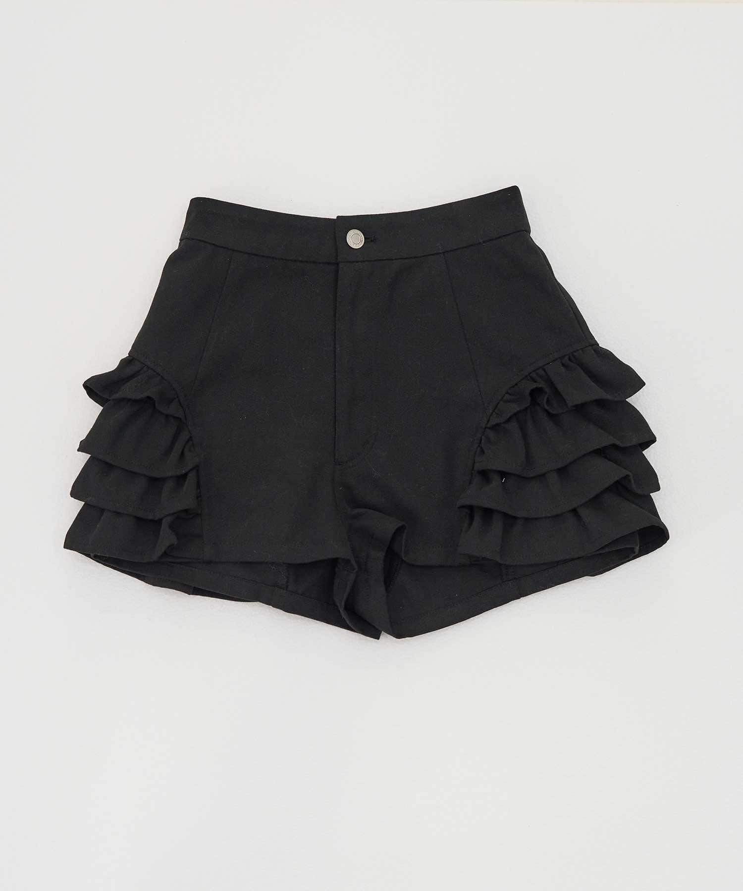 Belle Charme(ベルシャルム) Frill Docking Short Pants