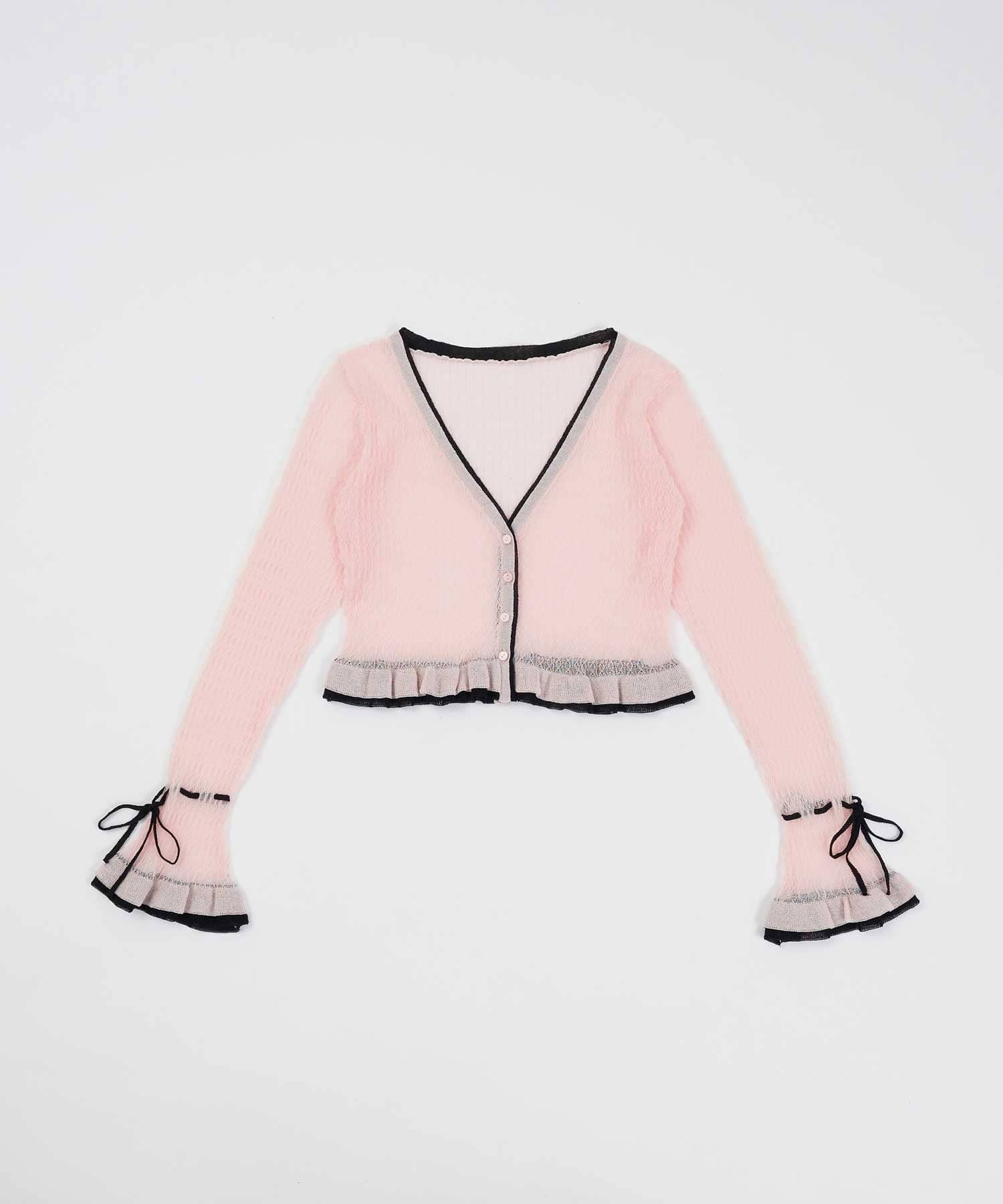 Belle Charme(ベルシャルム) Bell Sleeve Knit Cardigan