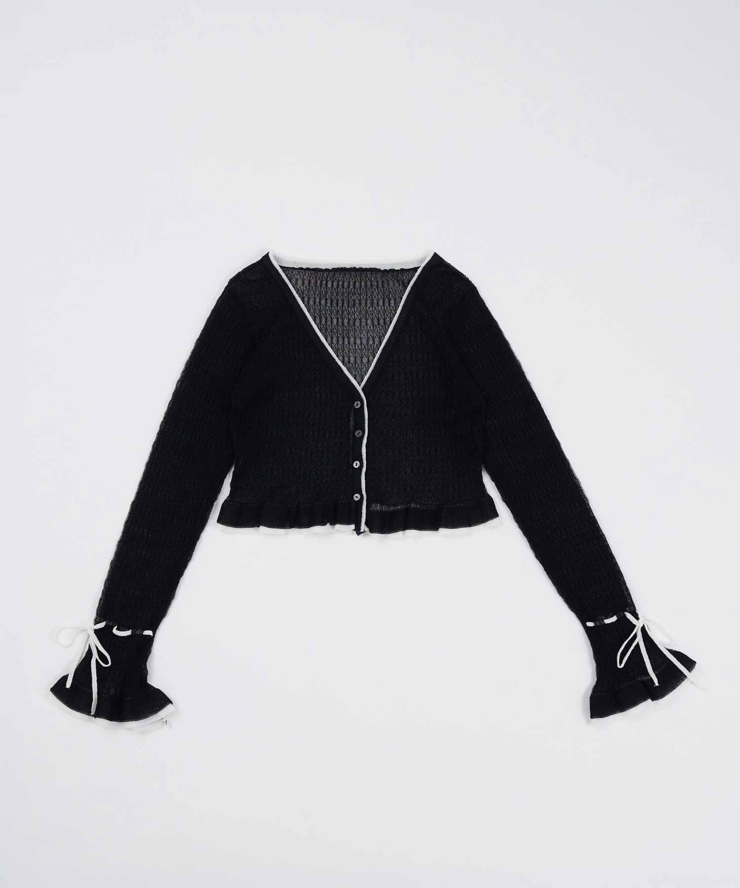 Belle Charme(ベルシャルム) Bell Sleeve Knit Cardigan