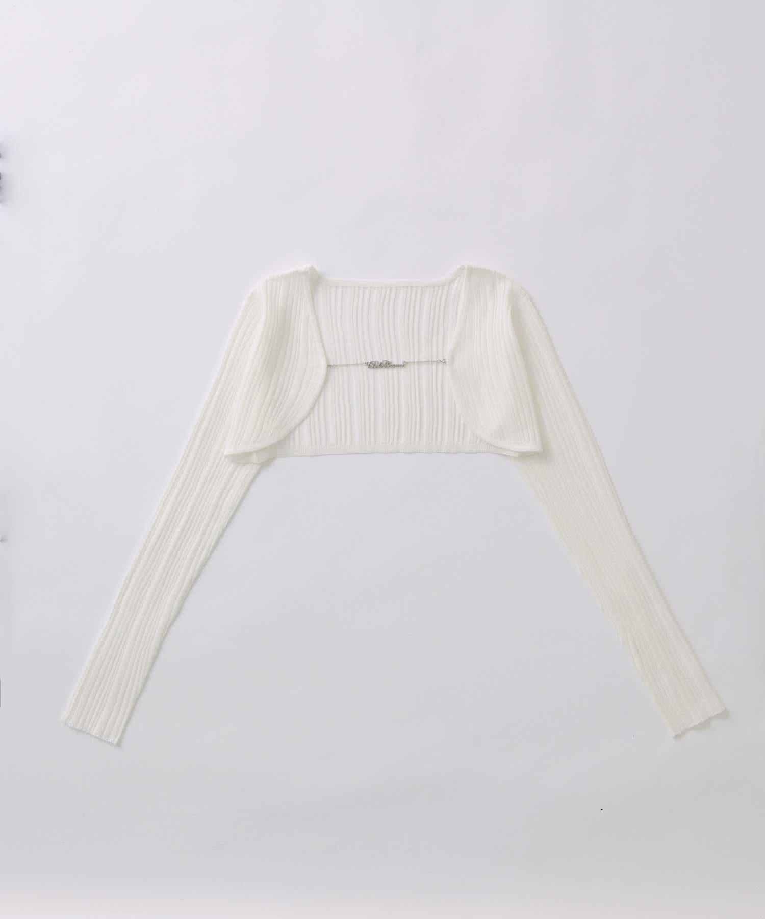 Belle Charme(ベルシャルム) Belle Charme Chain Sheer Bolero