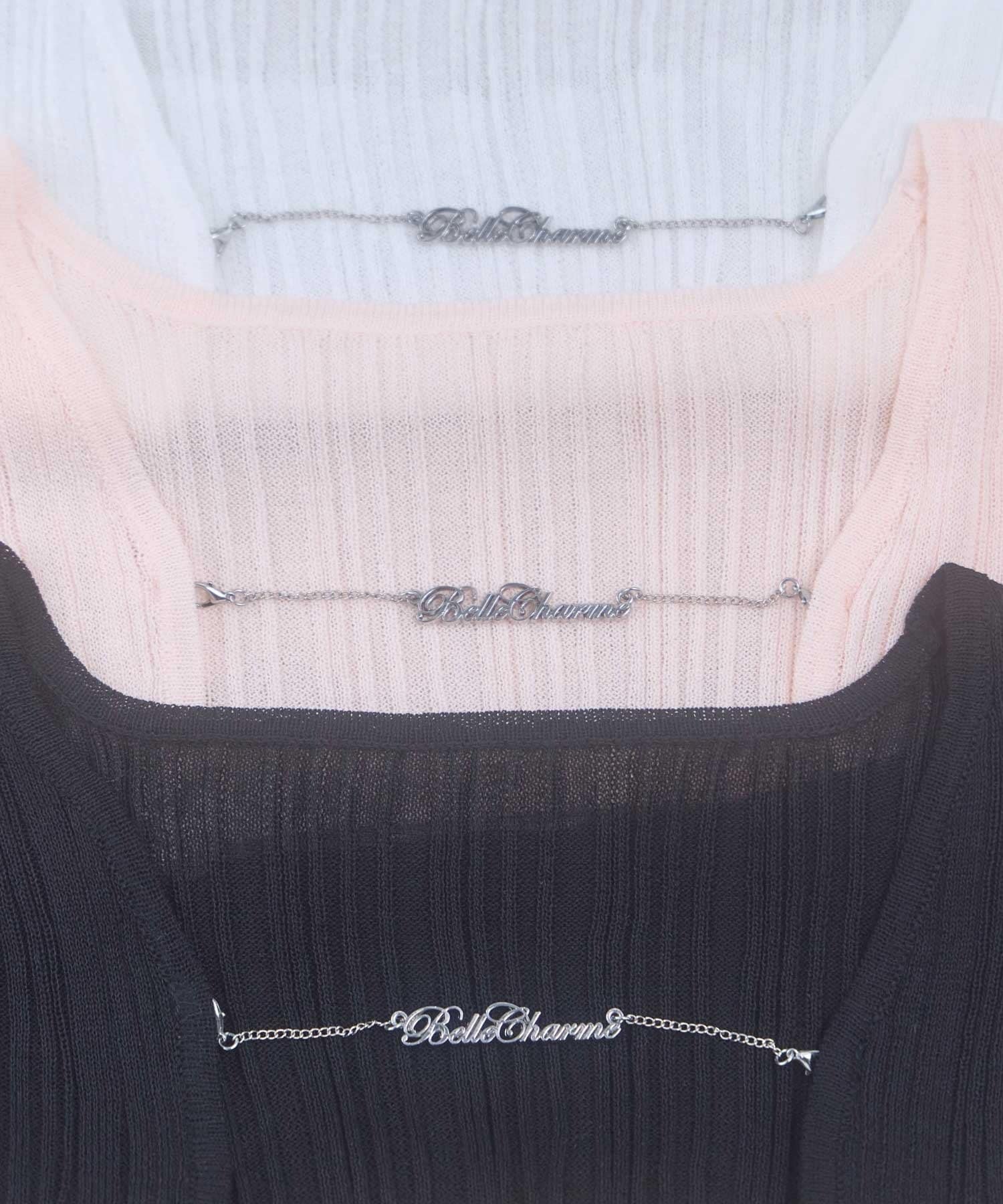 Belle Charme(ベルシャルム) Belle Charme Chain Sheer Bolero