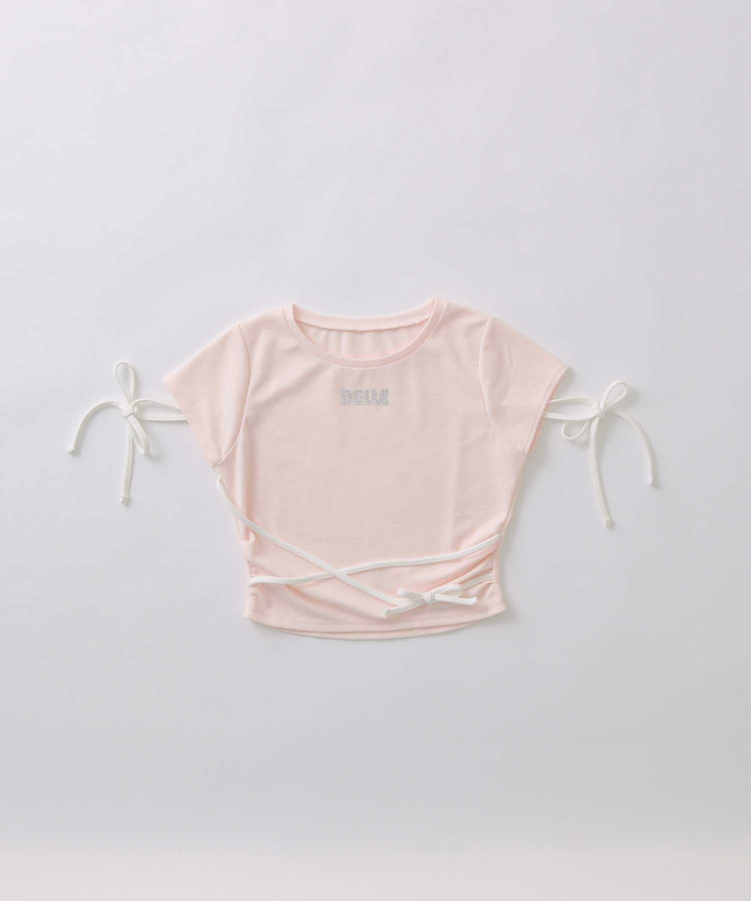 Belle Charme(ベルシャルム) Ribbon Detail Tee