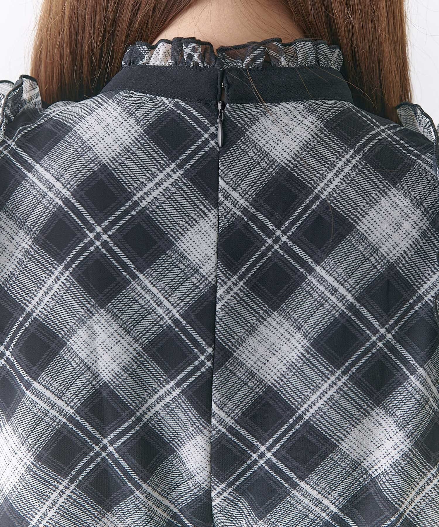 Belle Charme(ベルシャルム) 《オケージョンにも使える》Ribbon Tie Docking Onepiece