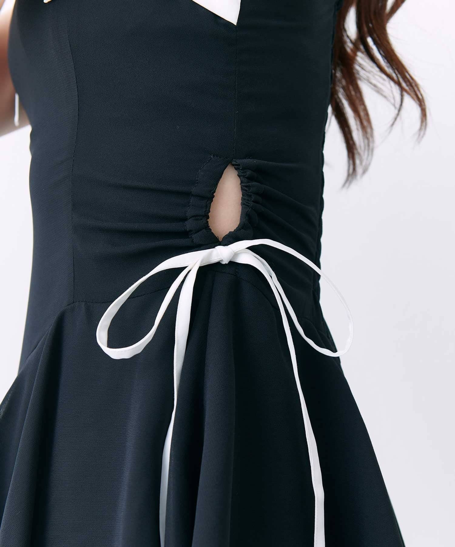 Belle Charme(ベルシャルム) Chiffon Tiered Long Onepiece