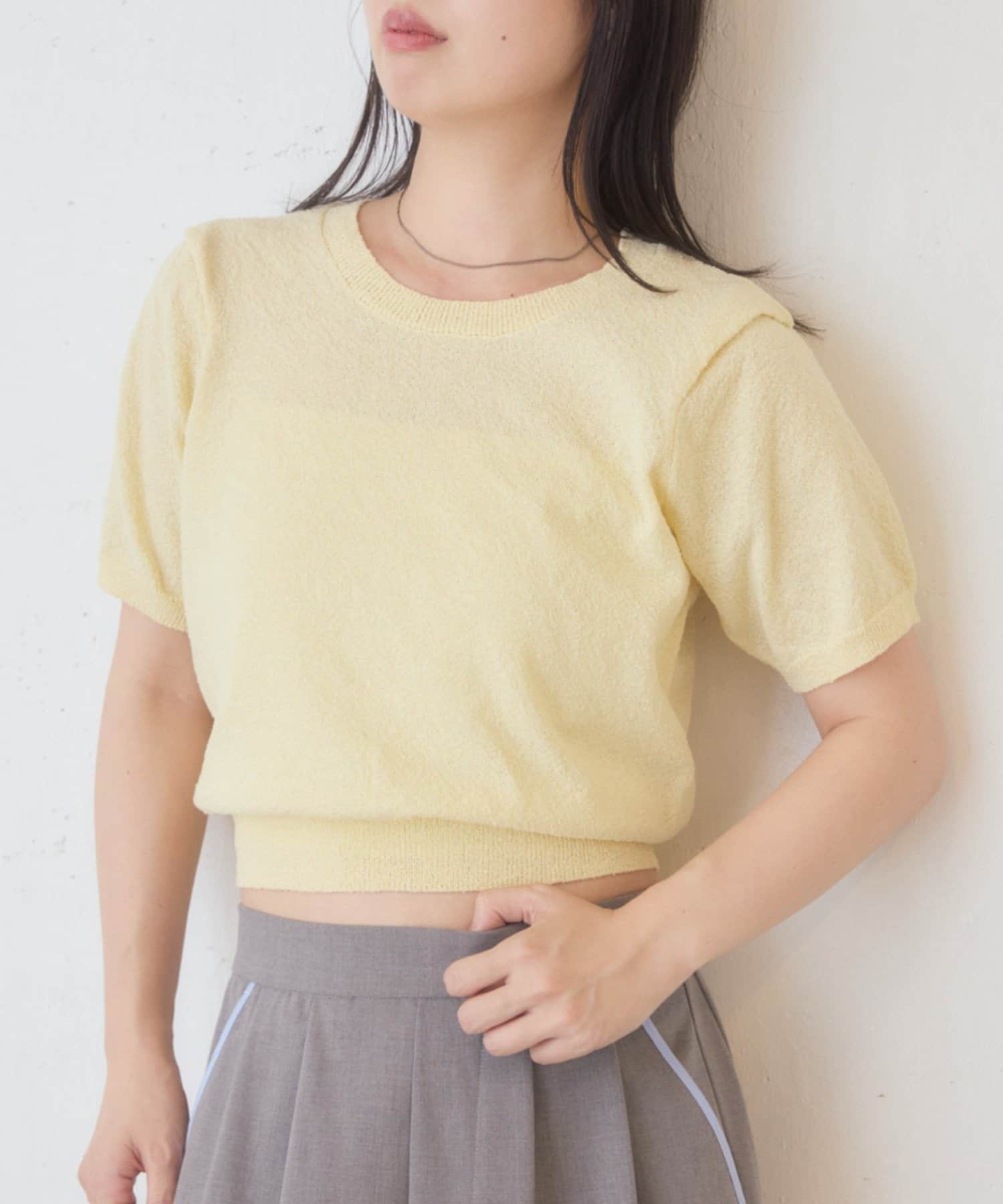Kastane(カスタネ) B ブークレショルダータックTEE