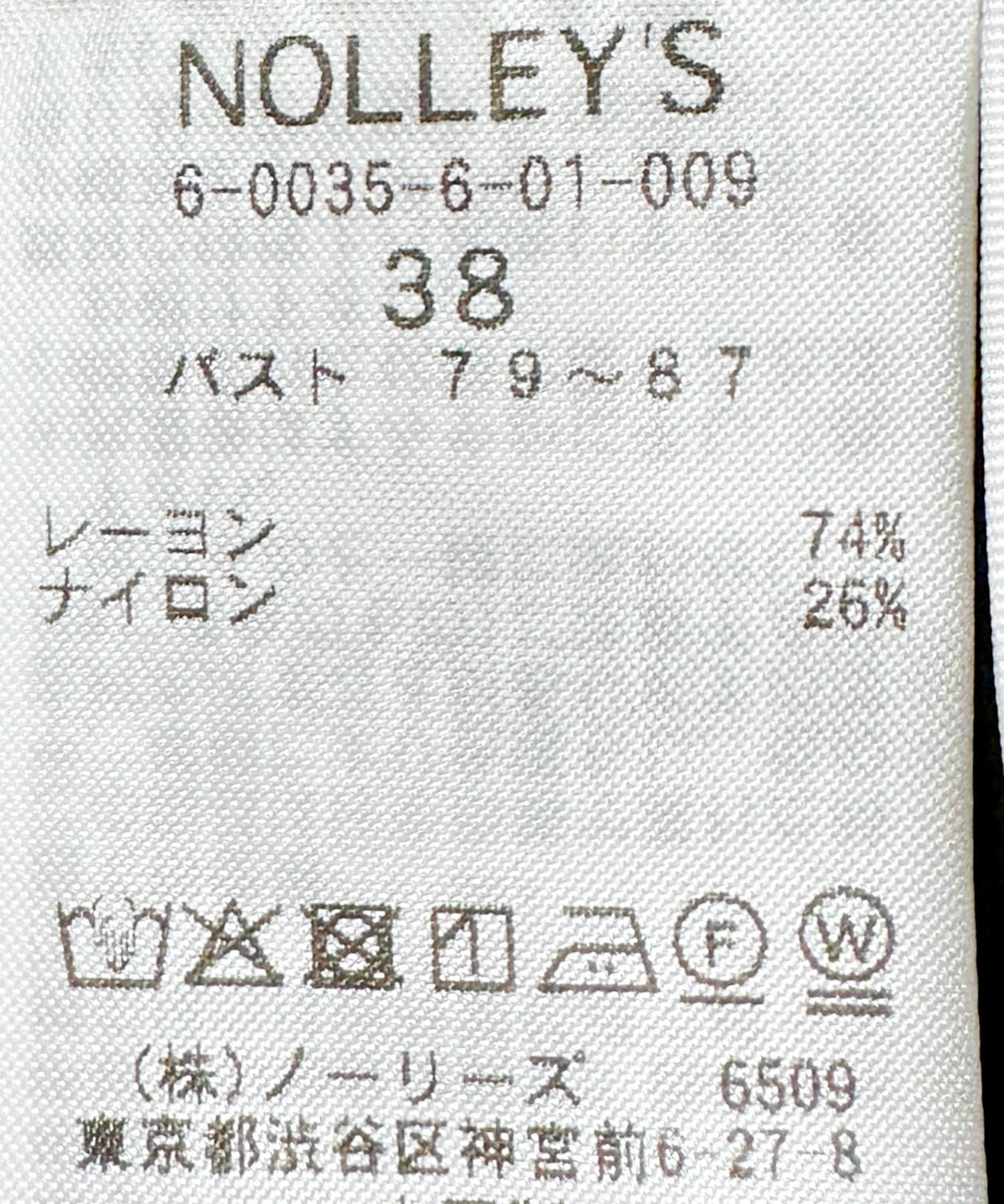 NOLLEY'S(ノーリーズ) 《接触冷感》【BECシリーズ】ウォッシャブル半袖オーバーギャザーブラウス