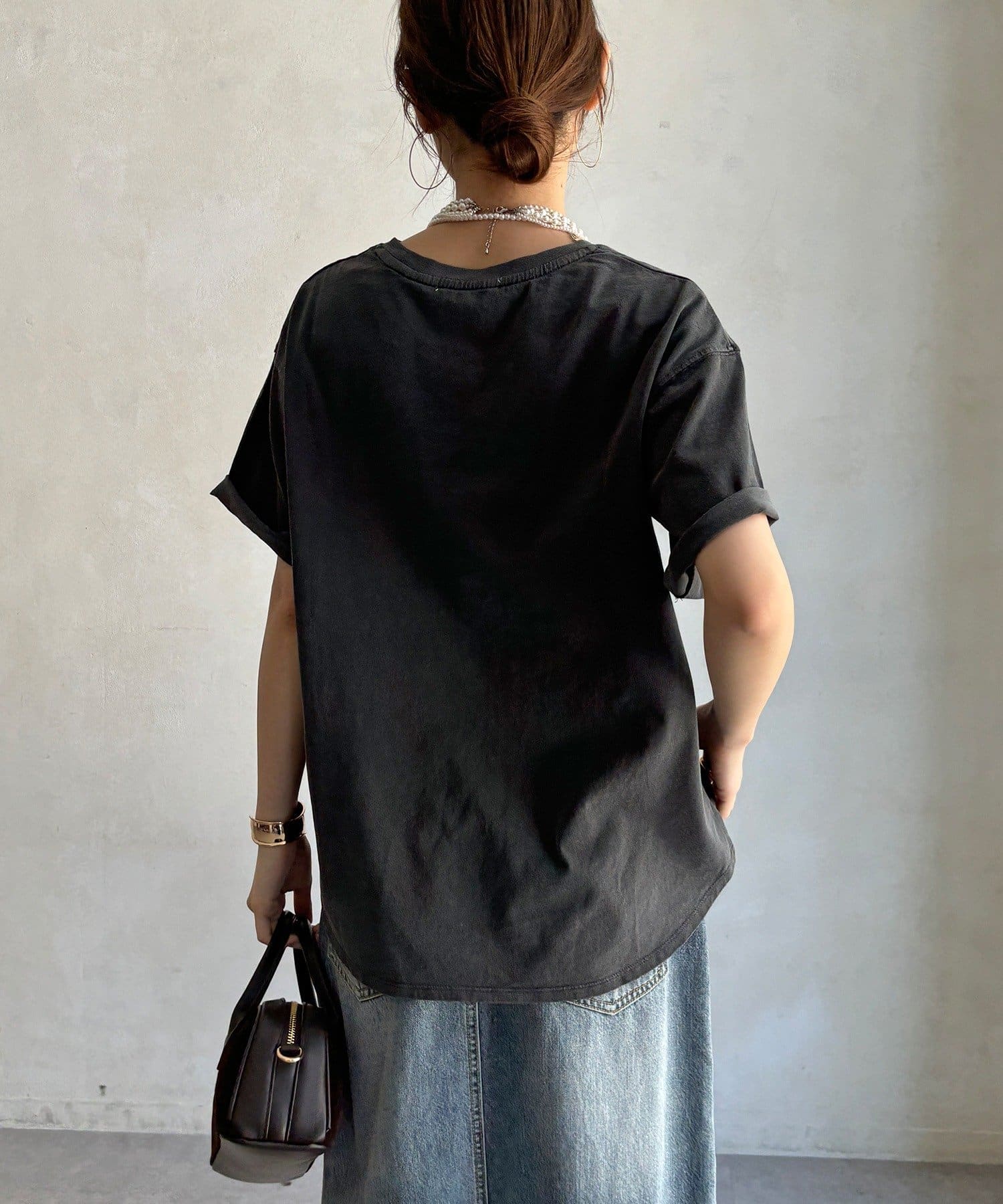 DOUDOU(ドゥドゥ) 【WEB限定】カレッジナンバーロゴTEE