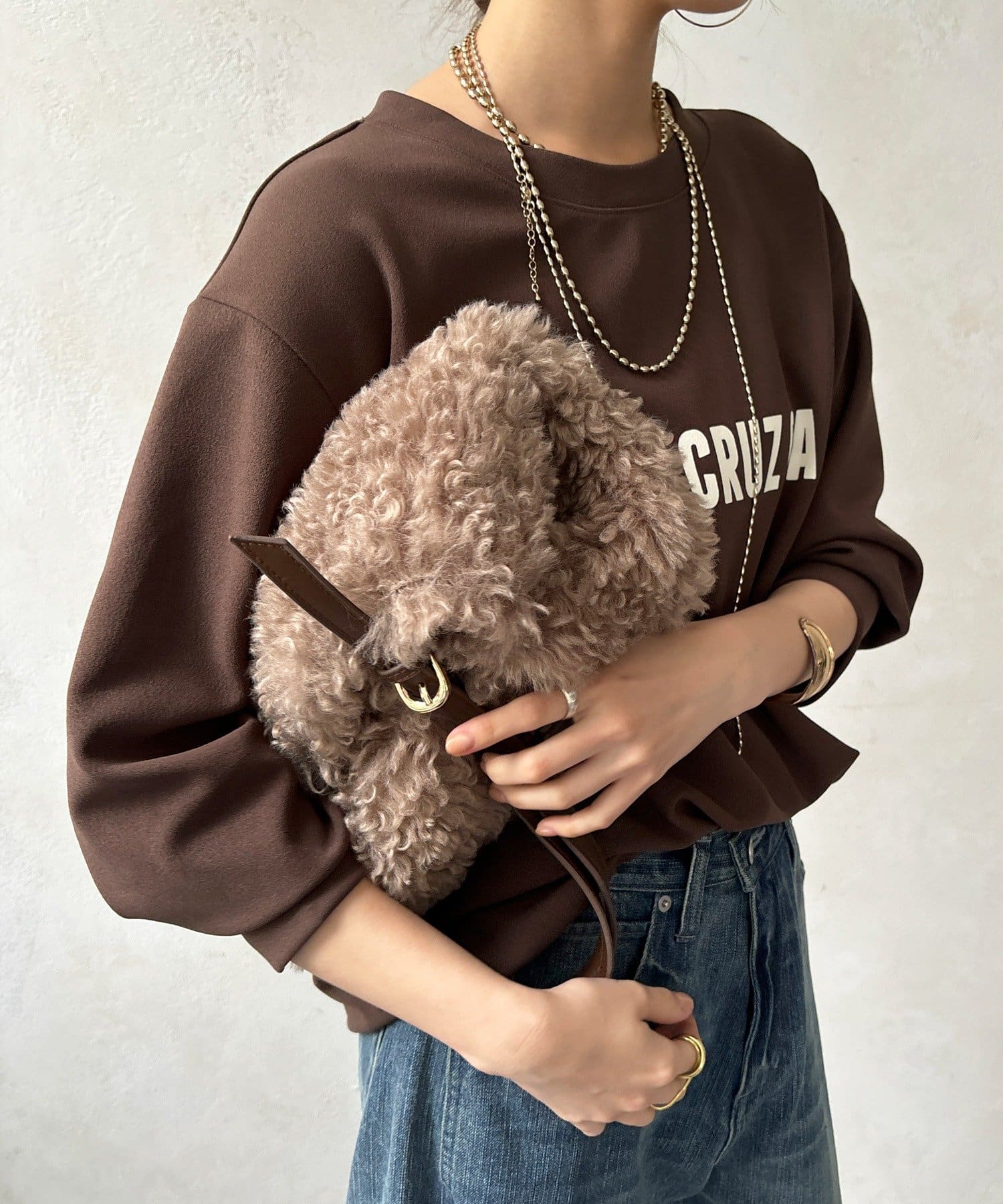 DOUDOU(ドゥドゥ) 【WEB限定】2wayベルトハンドルエコファートート